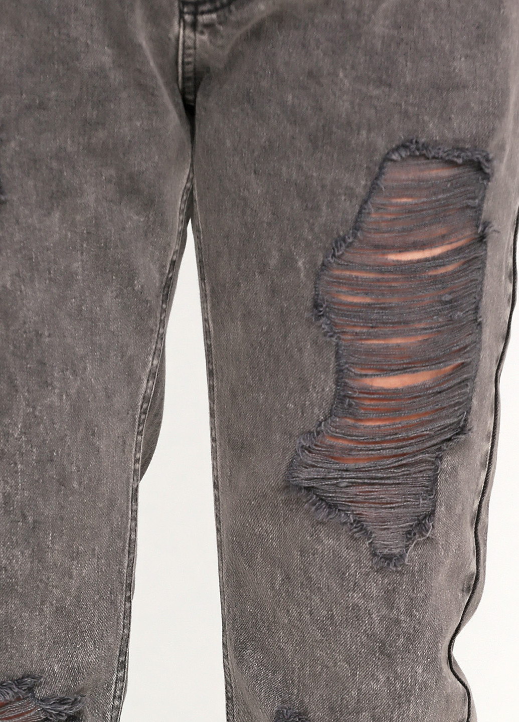 Серые демисезонные прямые джинсы Mennace