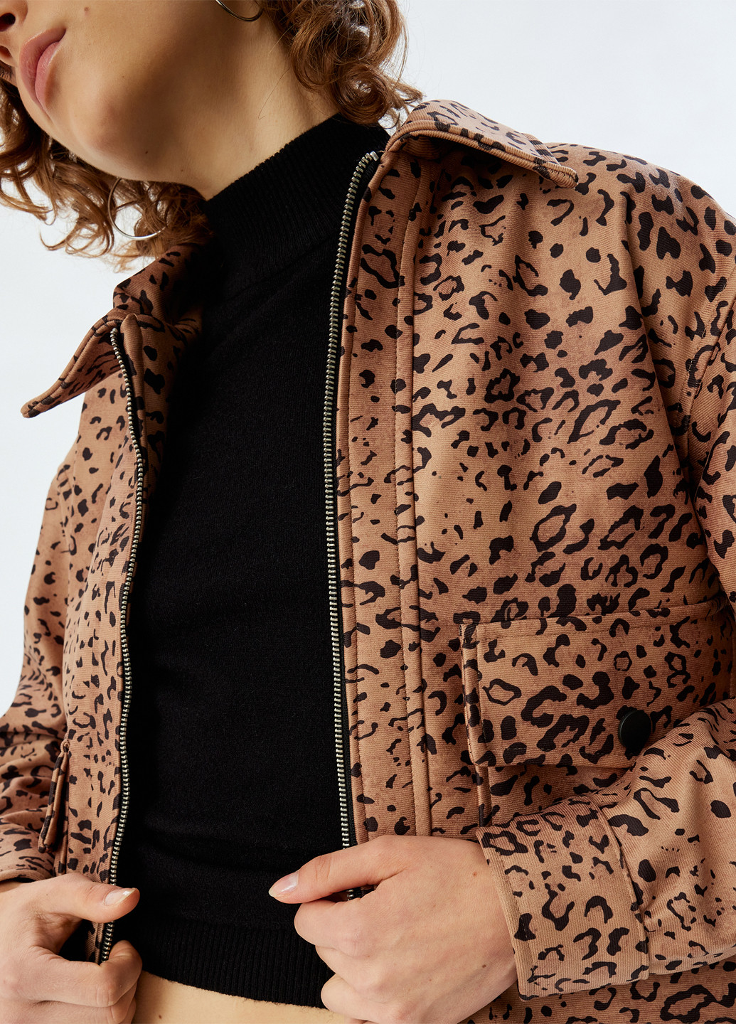 Світло-коричнева демісезонна куртка KOTON