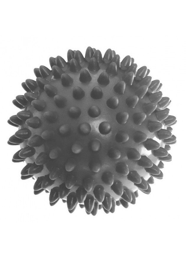 Массажный мячик 7.5 см жесткий серый (PVC) для миофасциального релиза и самомассажа EFTNS75GR EasyFit (243205428)