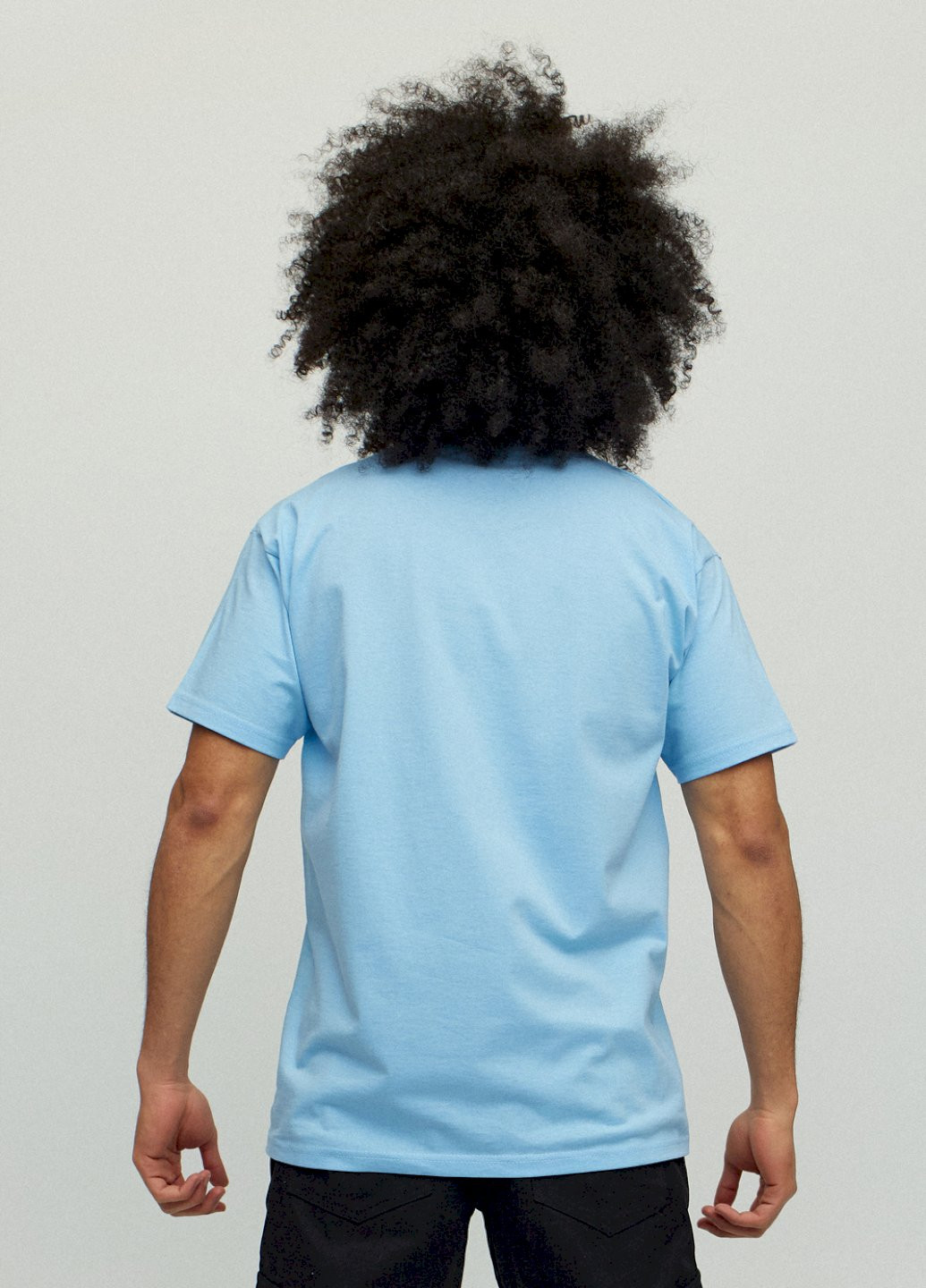 Голубая футболка мужская YAPPI