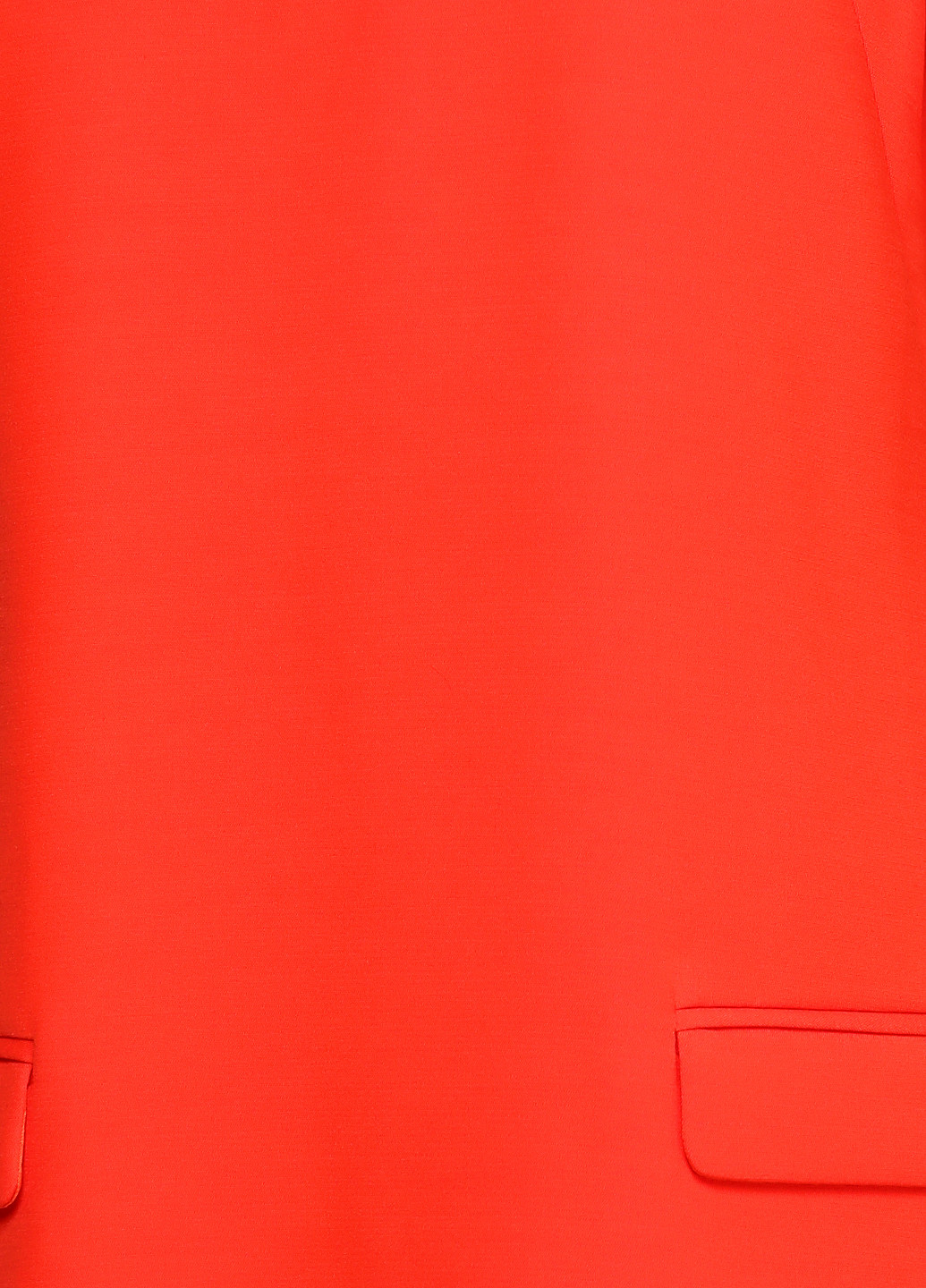Оранжево-красное деловое платье Pinko однотонное