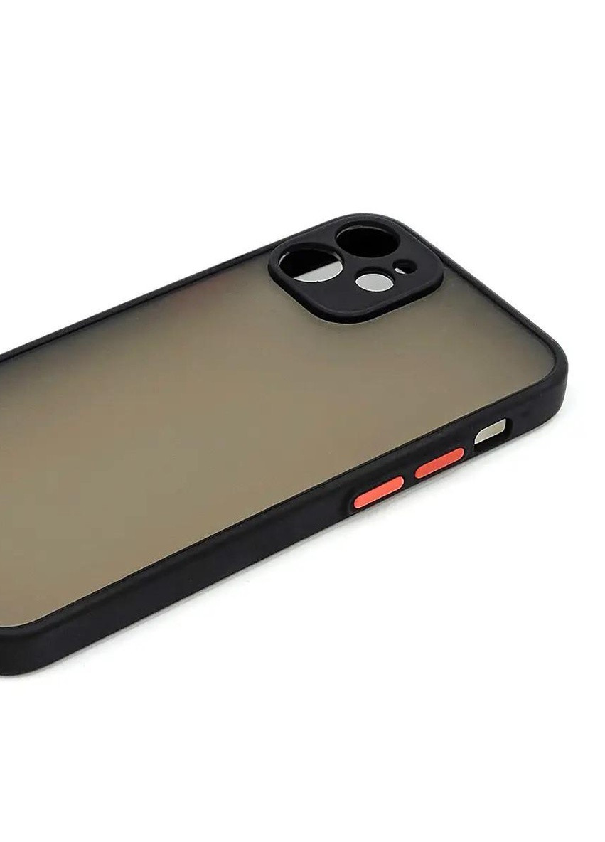 Силіконовий Чохол Накладка Avenger Totu Series Separate Camera iPhone 12 Black No Brand (254091867)