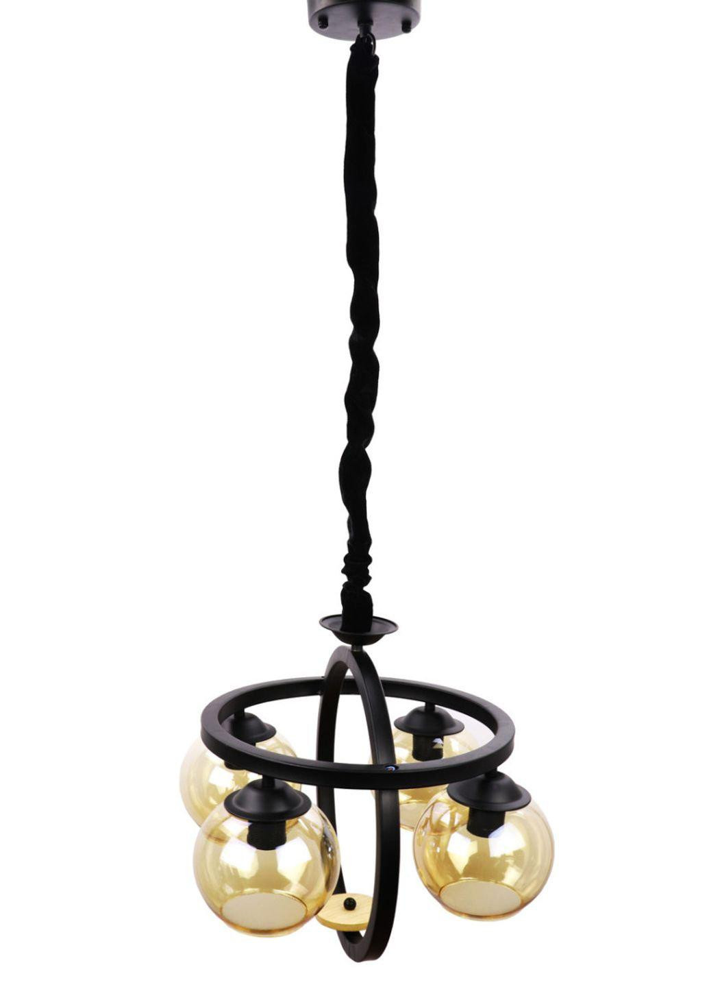 Люстра підвісна стельова в стилі LOFT (лофт) 12125/4 Чорний 45х47х47 см. Sunnysky (253122475)