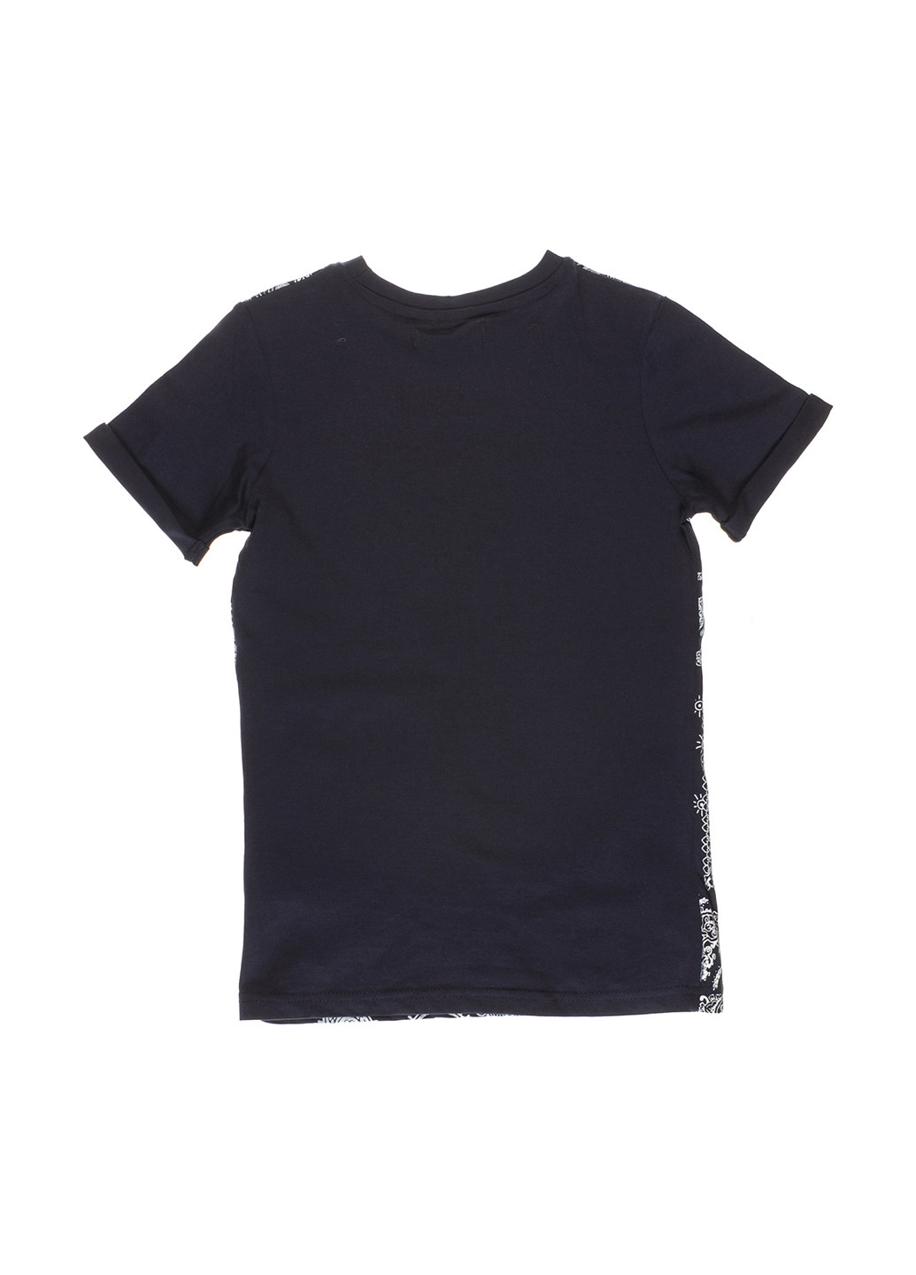 Темно-синяя летняя футболка с коротким рукавом Silver Sun
