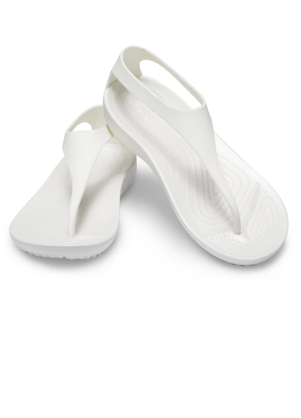 Белые сандалии Crocs