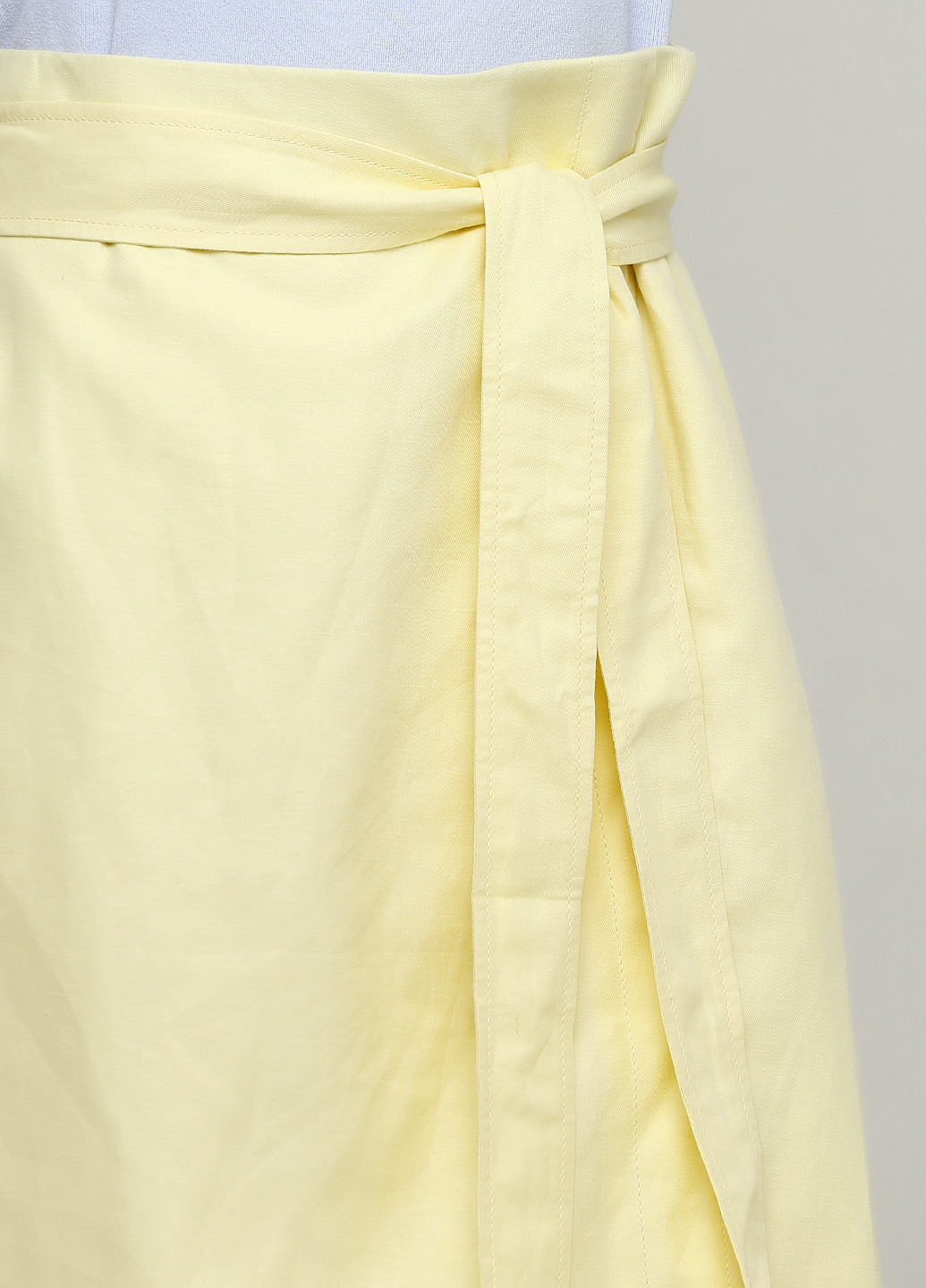 Желтая кэжуал однотонная юбка Ann Taylor