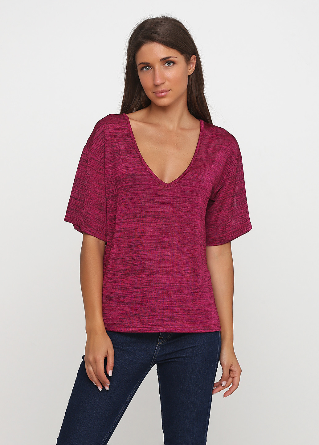 Пурпурная летняя блуза Supertrash