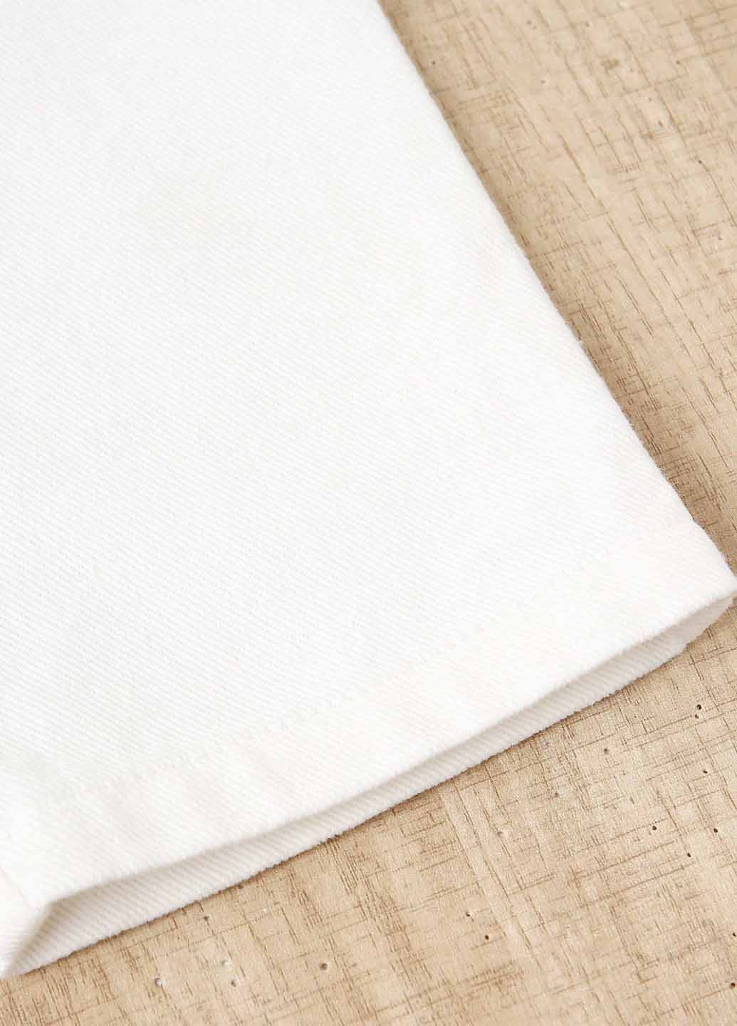 Белые летние мешковатые джинсы SHEIN