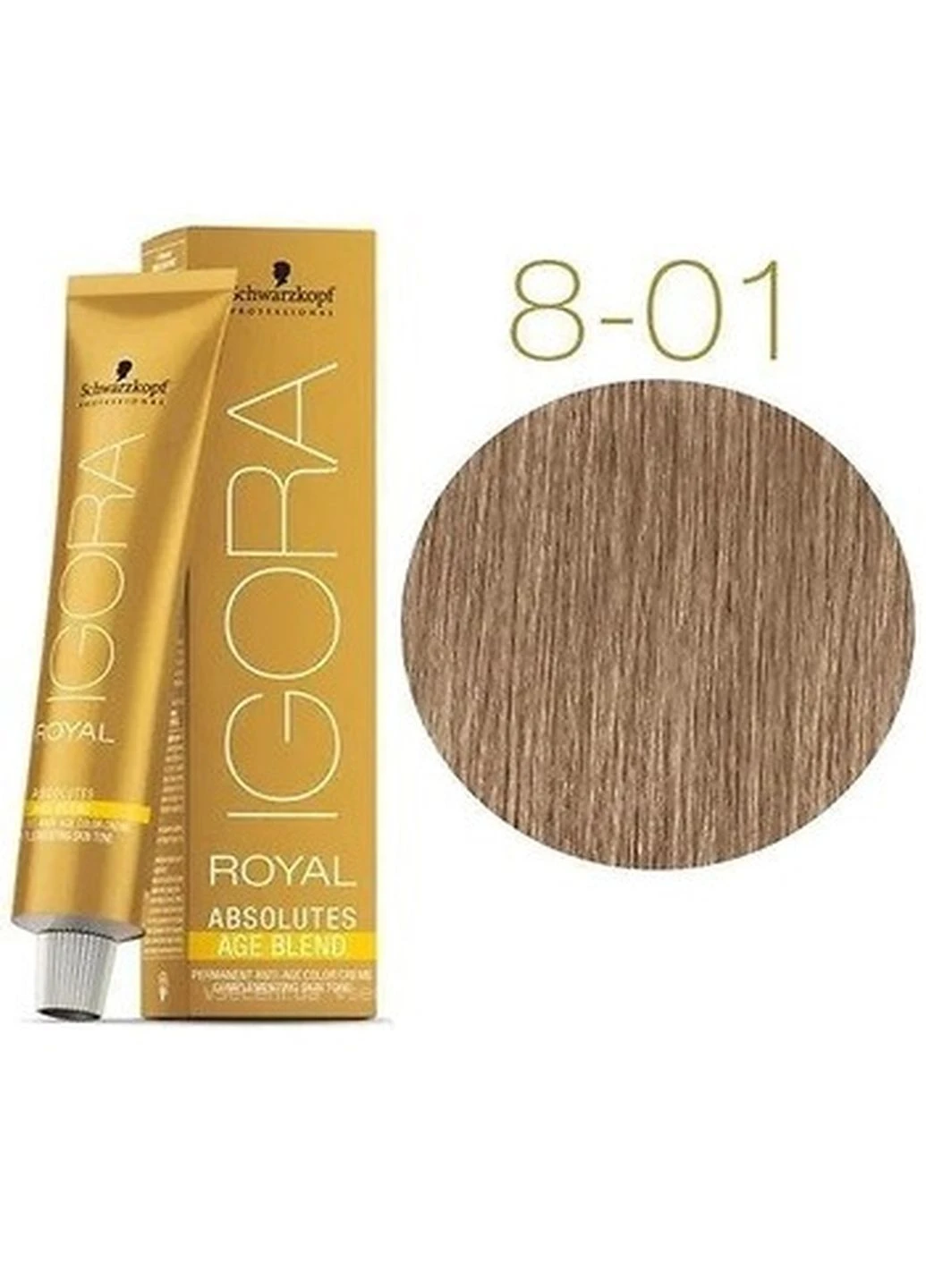 Фарба для волосся 8-01 Натуральний Сандрі 60 мл Schwarzkopf Professional (248671092)