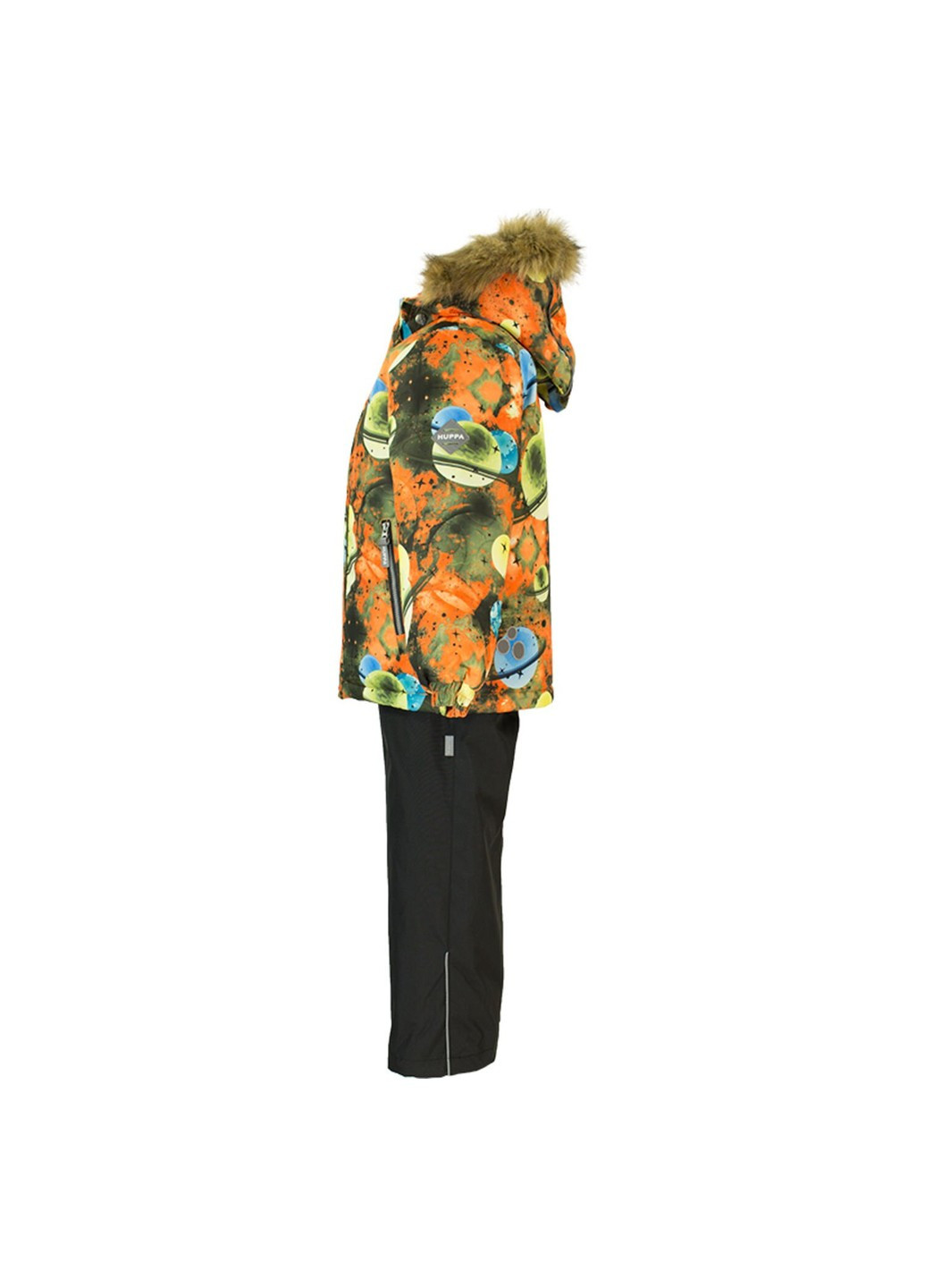 Оранжевый зимний комплект зимний (куртка + полукомбинезон) dante 1 Huppa