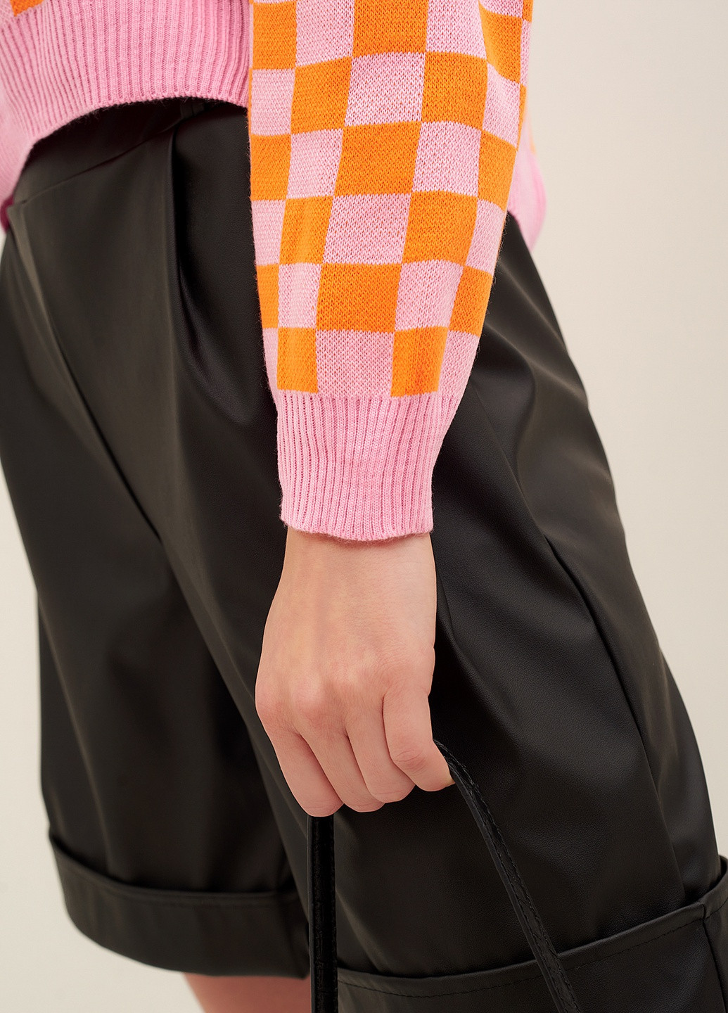 Оранжевый демисезонный свитер Park Karon