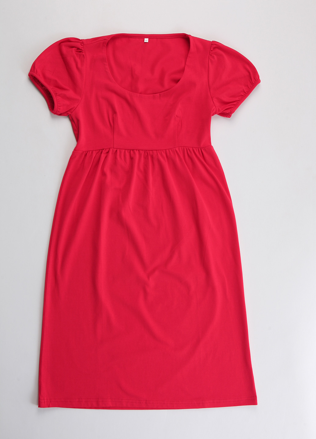 Красное кэжуал платье NEL однотонное