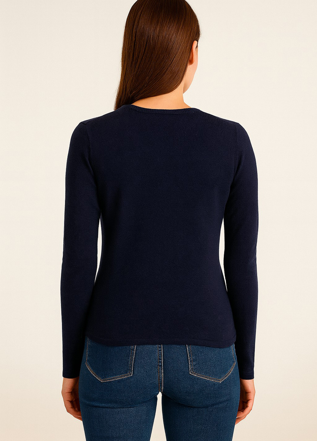 Темно-синий демисезонный пуловер пуловер Imperial