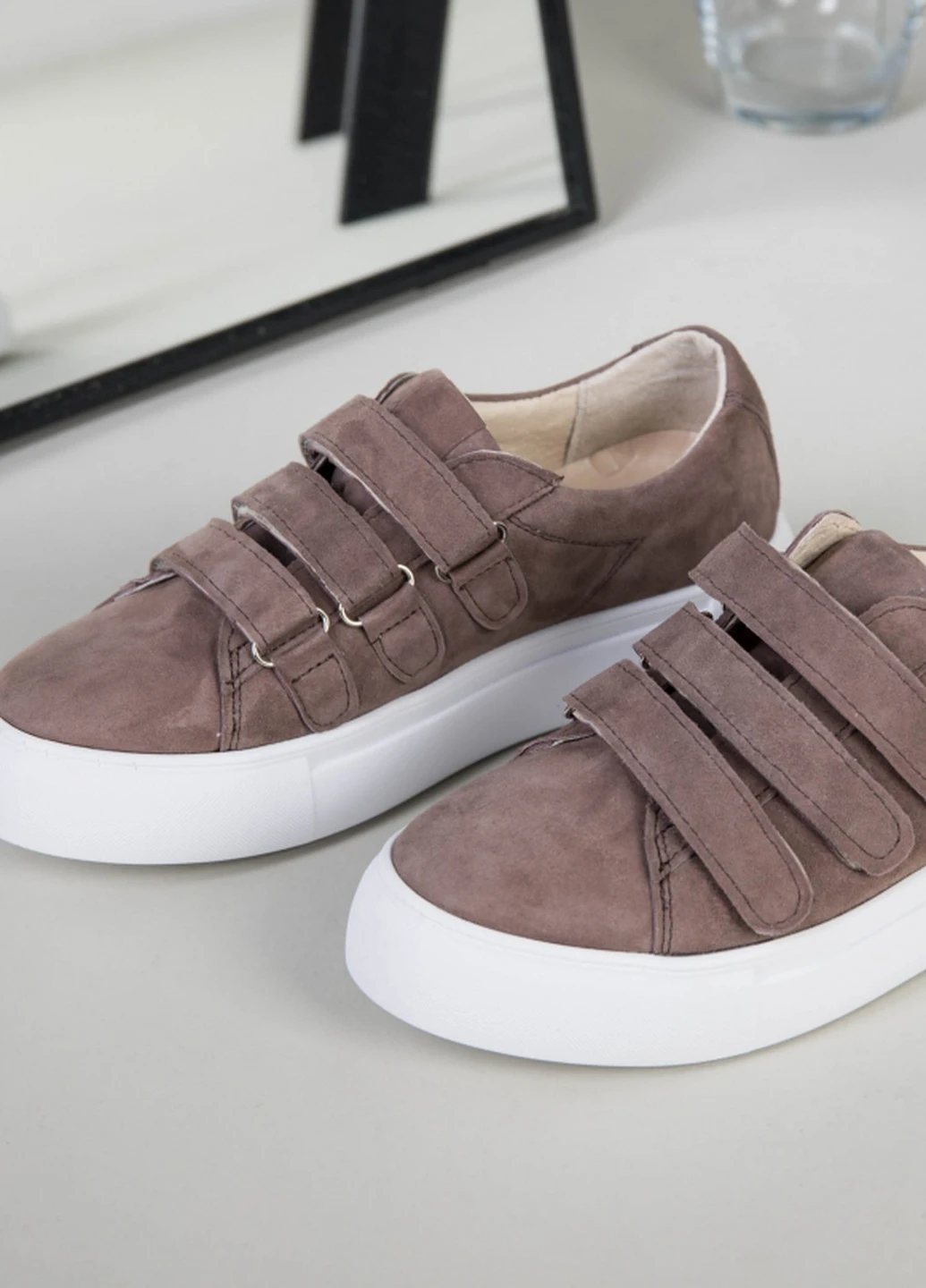 Темно-бежеві кеди shoesband Brand