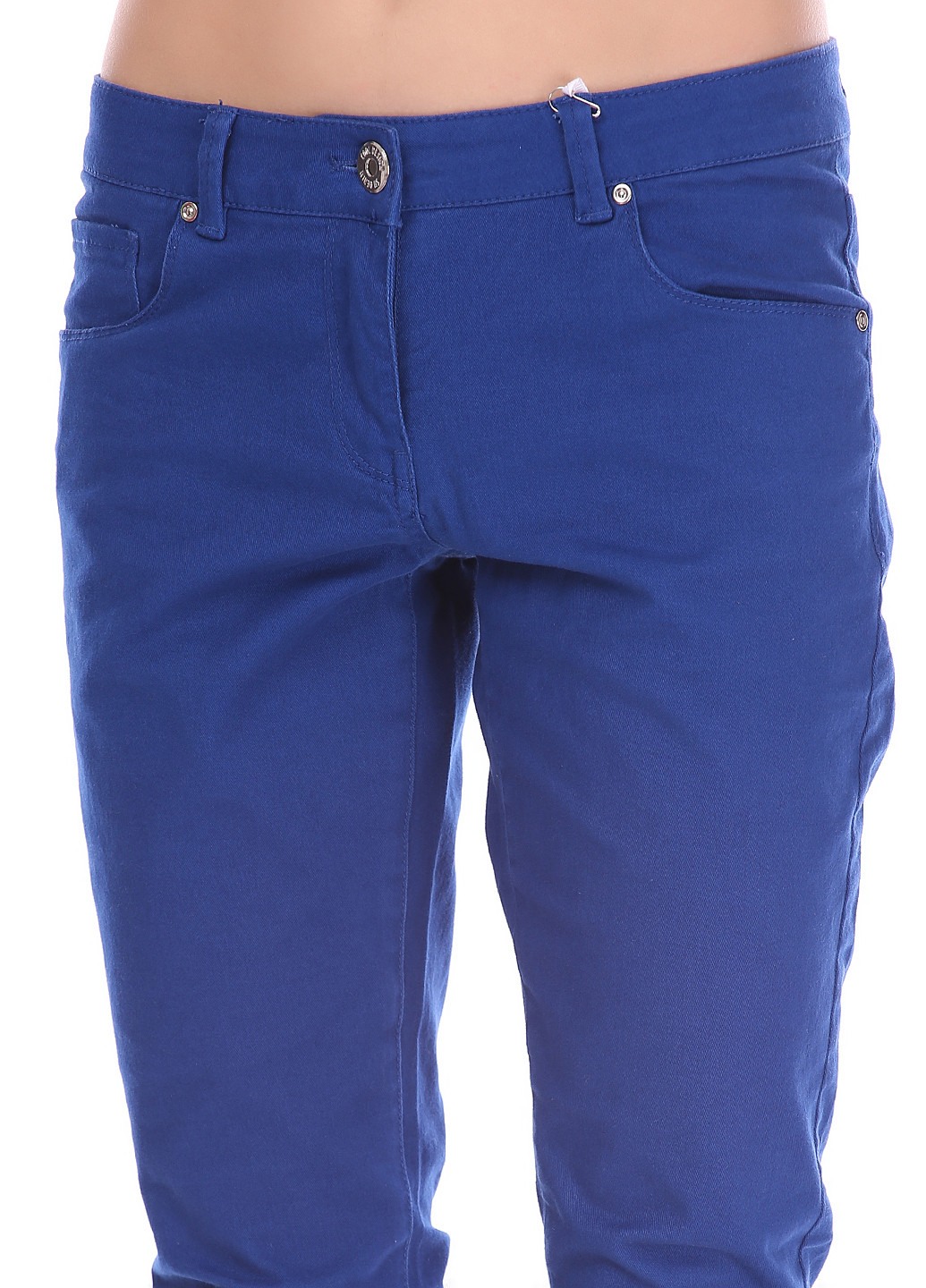 Синие кэжуал летние зауженные брюки Silvian Heach