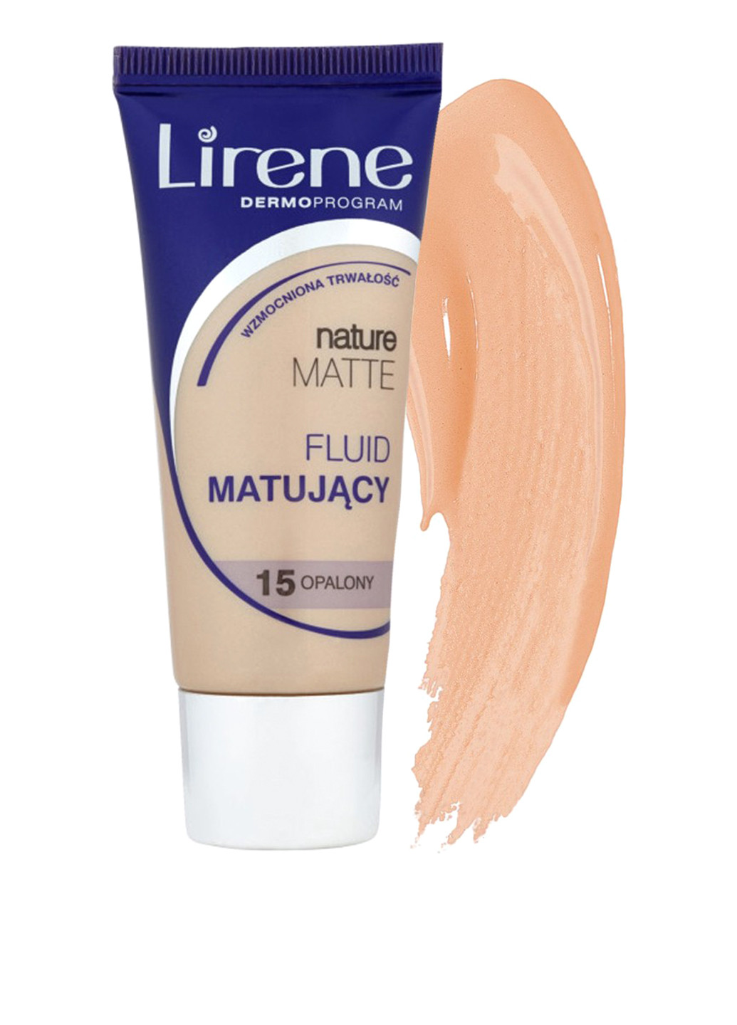 Основа для макияжа матирующая Nature Matte № 15 (загар), 30 мл Lirene (75098899)