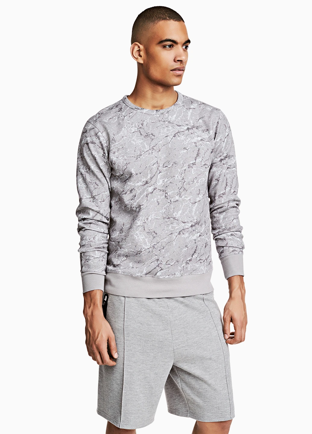 Серый свитшот H&M (23825128)