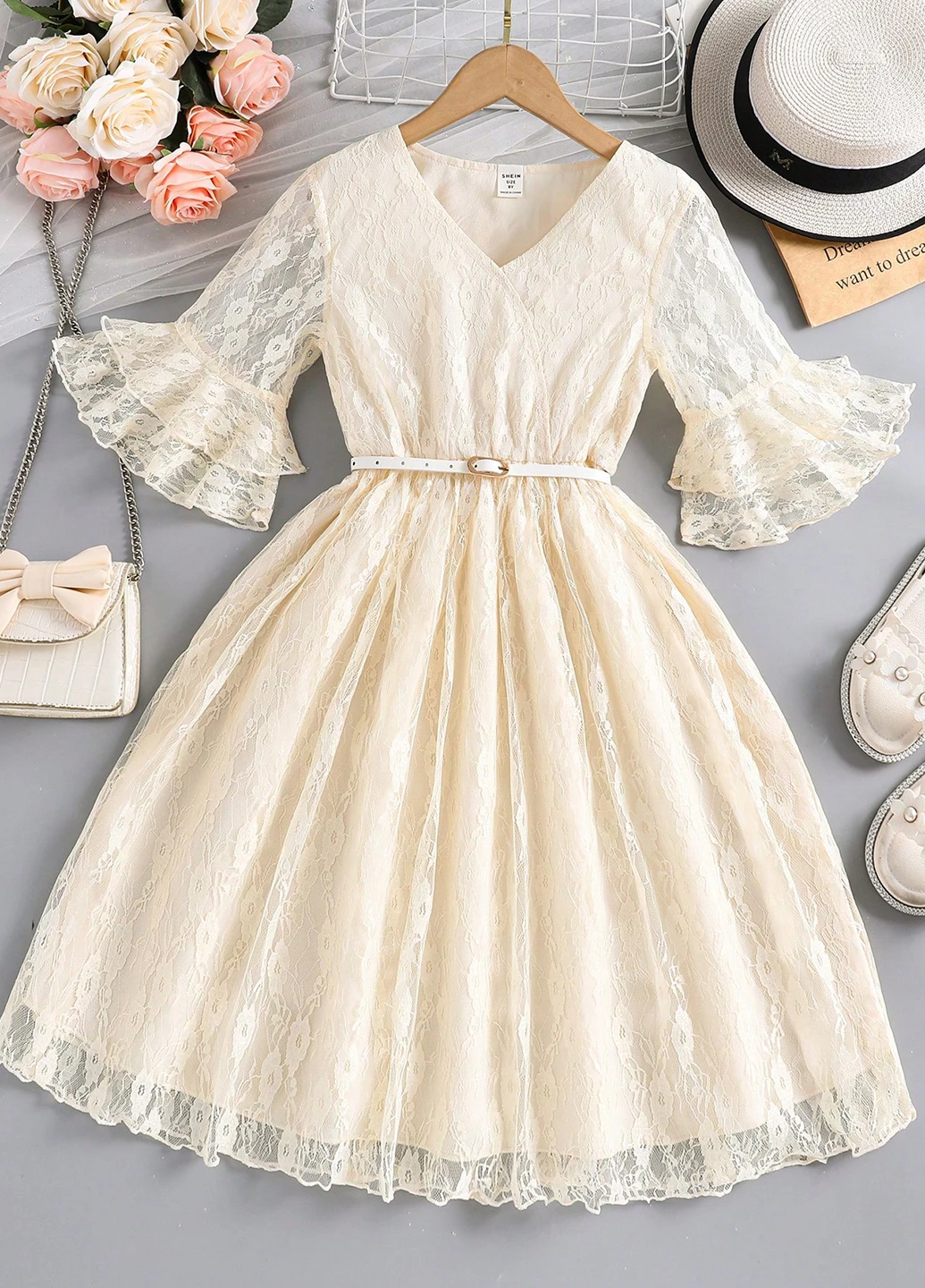 Молочна сукня SHEIN (316481804)