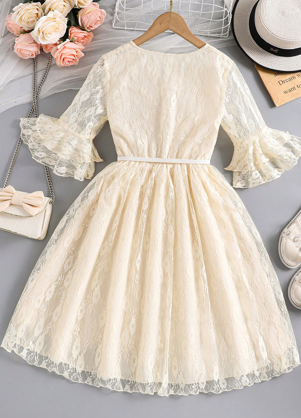Молочна сукня SHEIN (316481804)