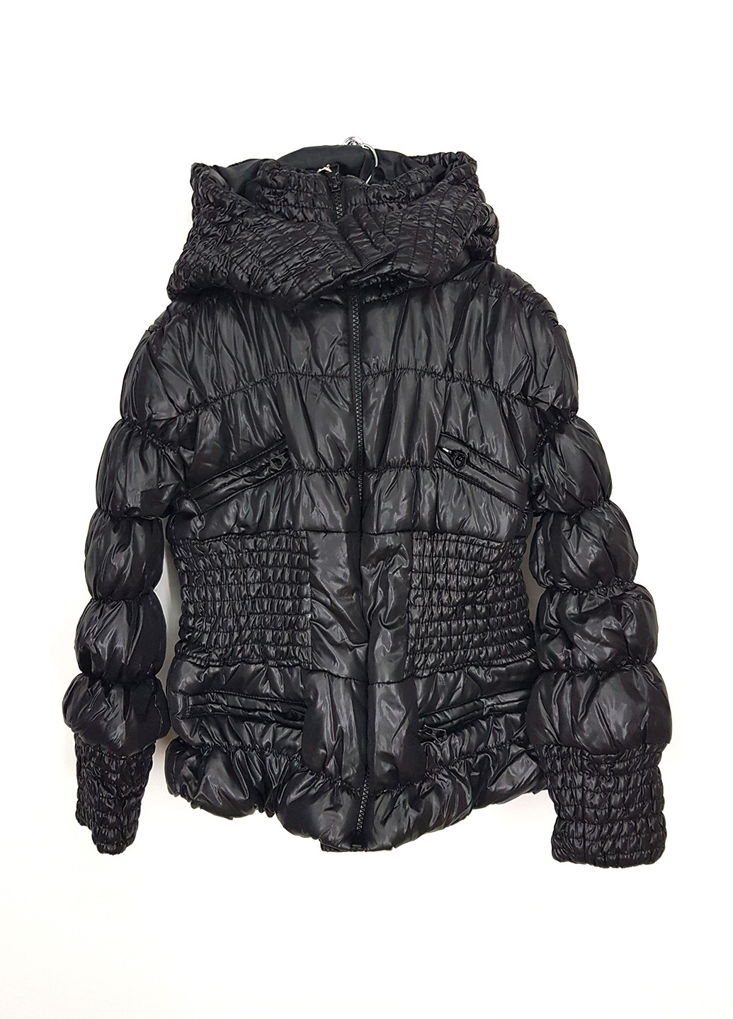 Чорна зимня куртка Puledro