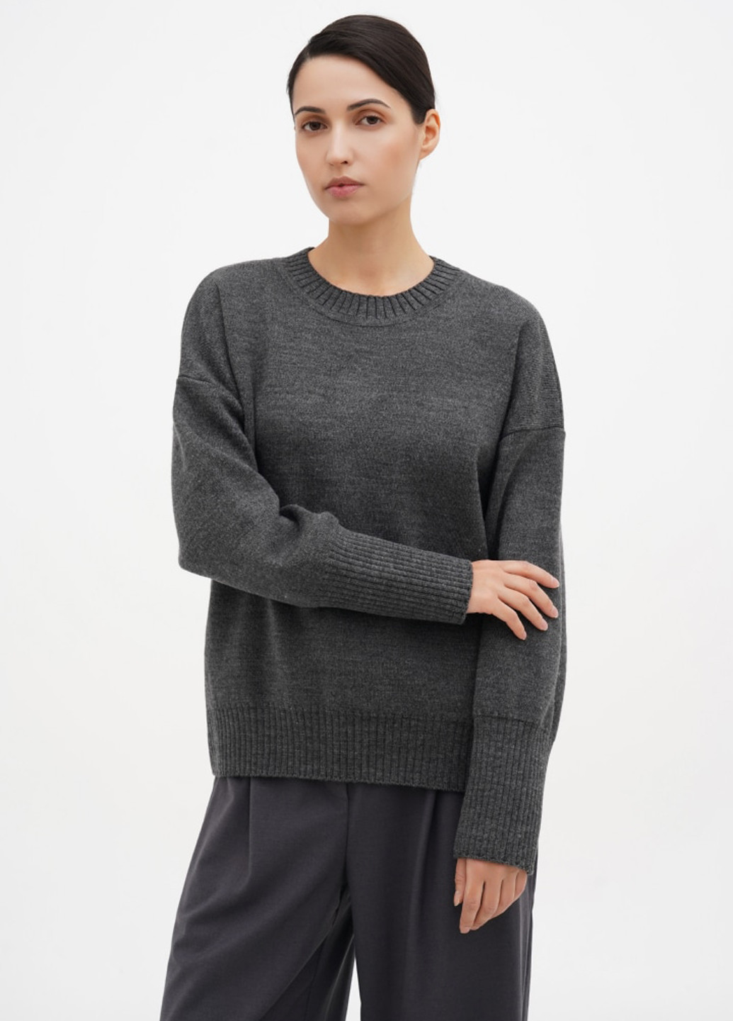 Темно-сірий зимовий джемпер джемпер ESSME