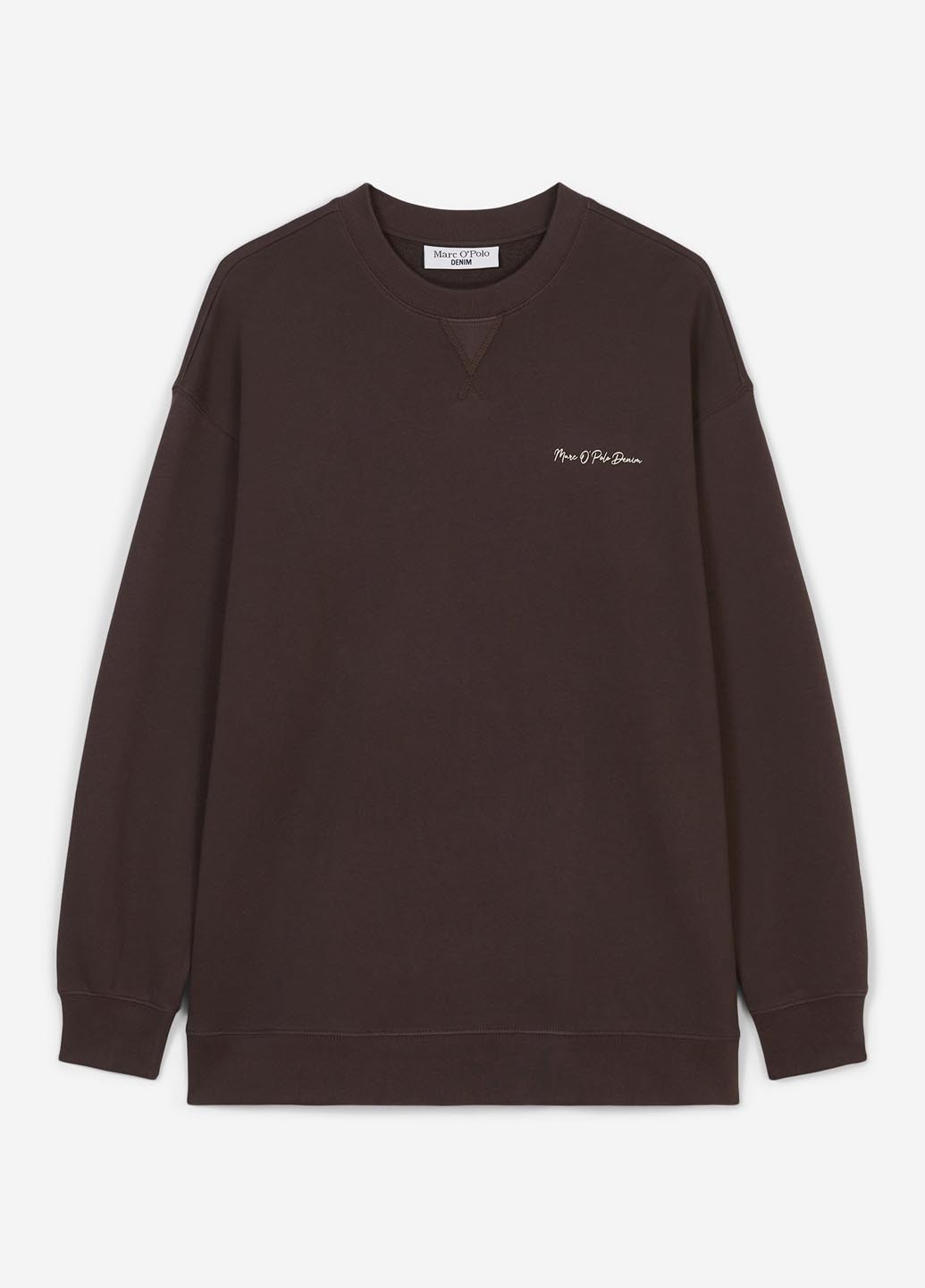 Темно-коричневый свитшот Marc O'Polo надпись без декора (363353858)