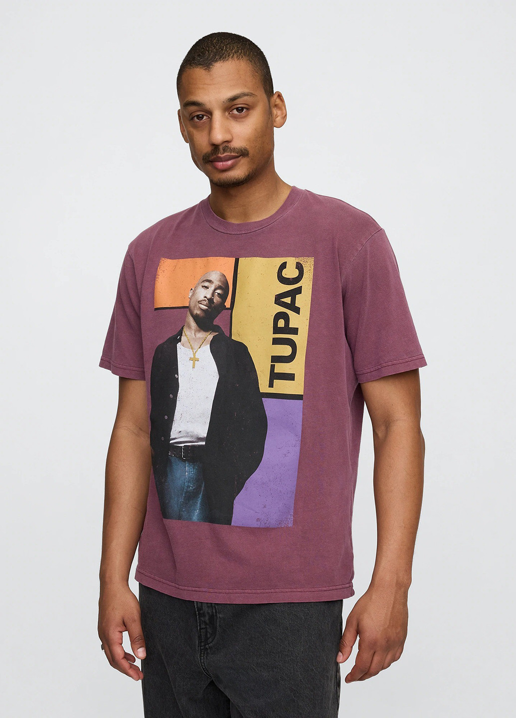 Фиолетовая футболка Gap