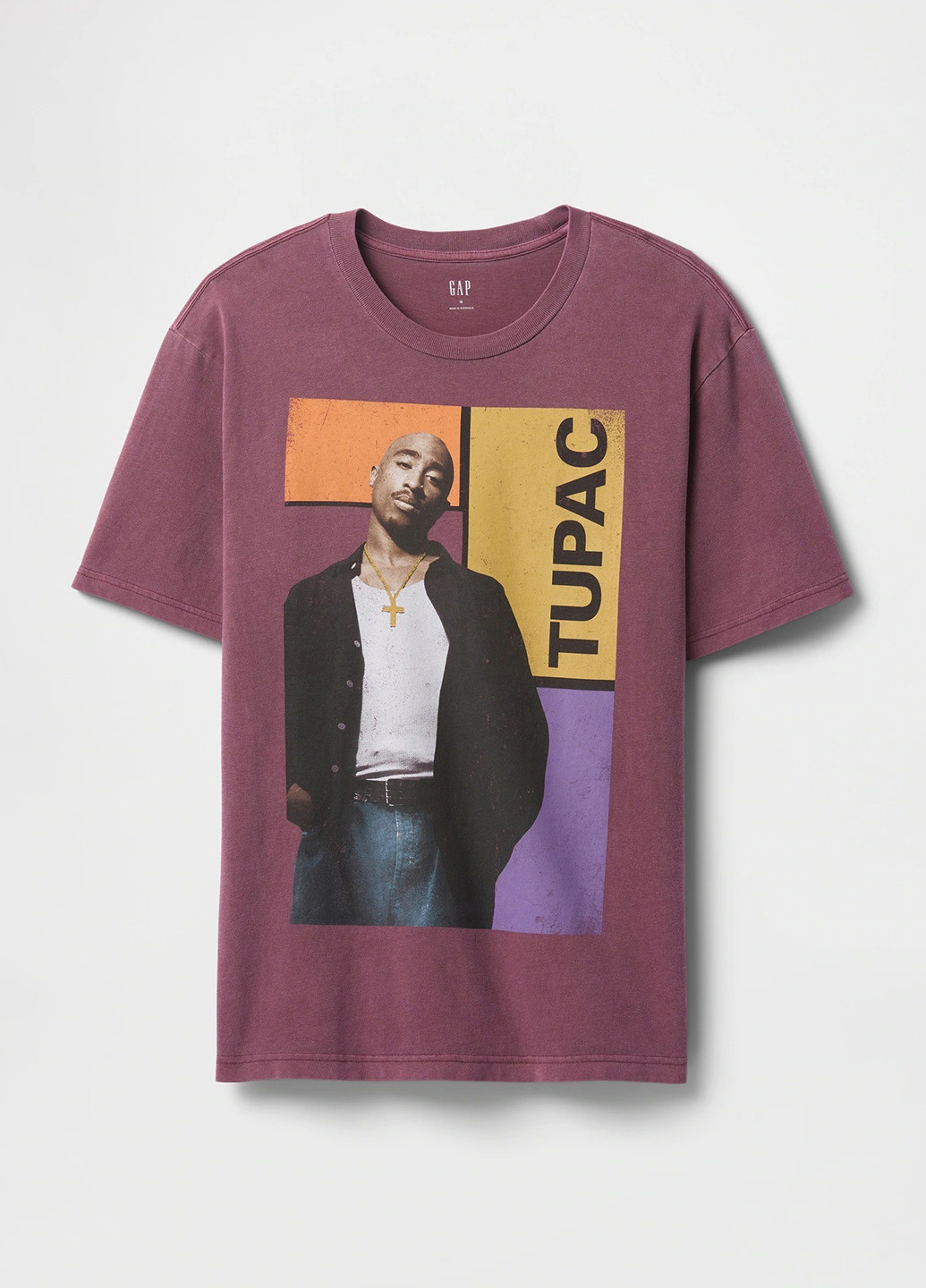 Фиолетовая футболка Gap