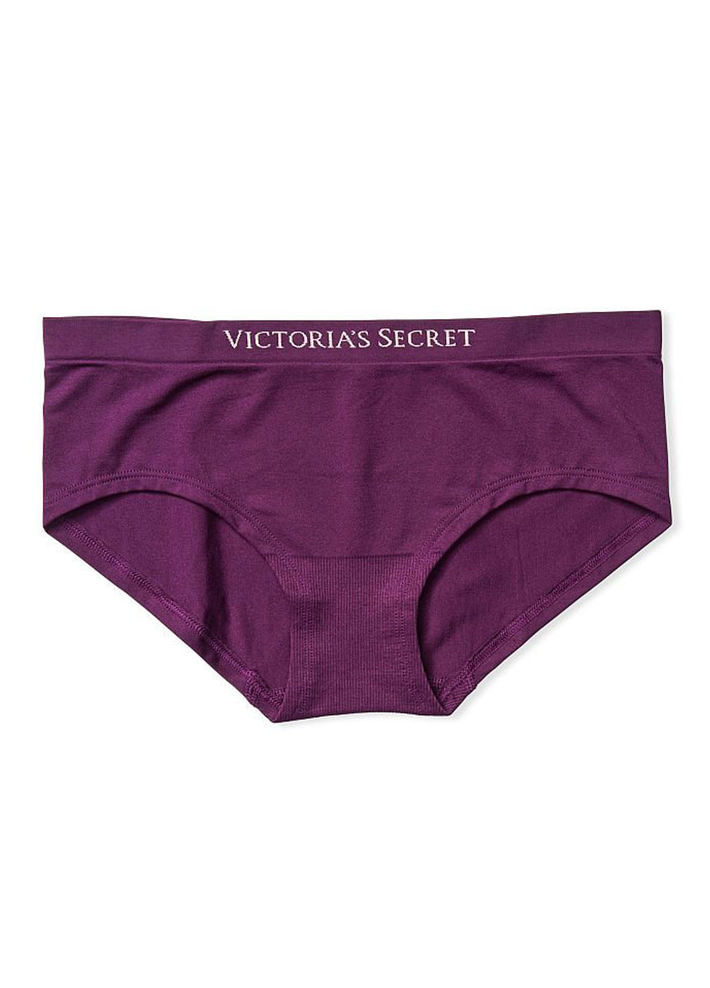 Трусы Victoria's Secret слип однотонные фиолетовые кэжуалы полиамид
