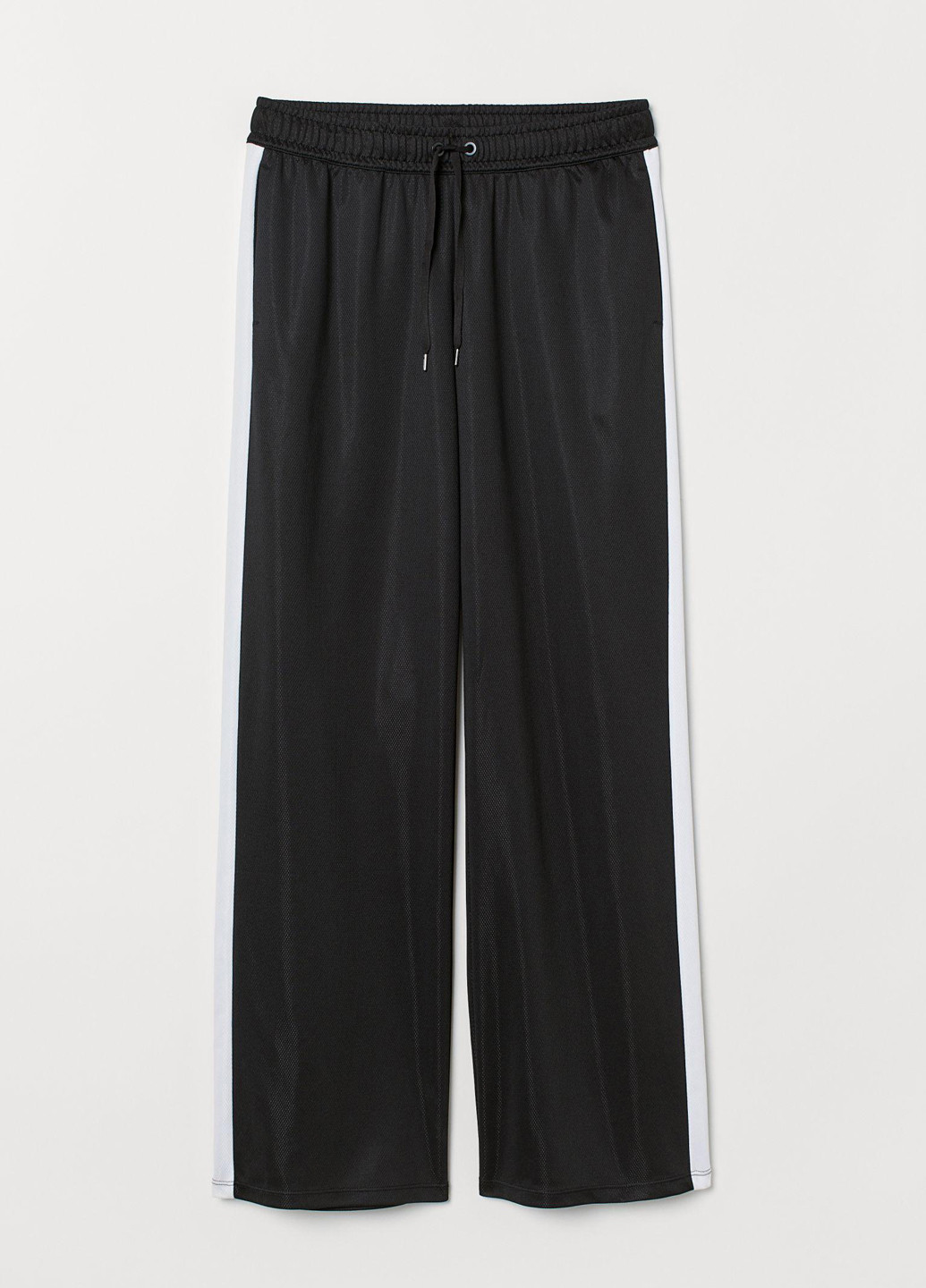 Черные кэжуал демисезонные кюлоты брюки H&M