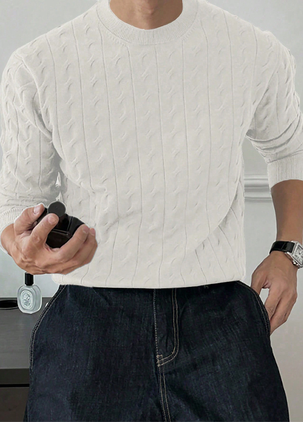 Білий демісезонний джемпер джемпер SHEIN