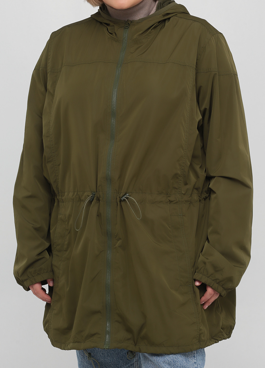 Оливковая (хаки) демисезонная куртка Old Navy
