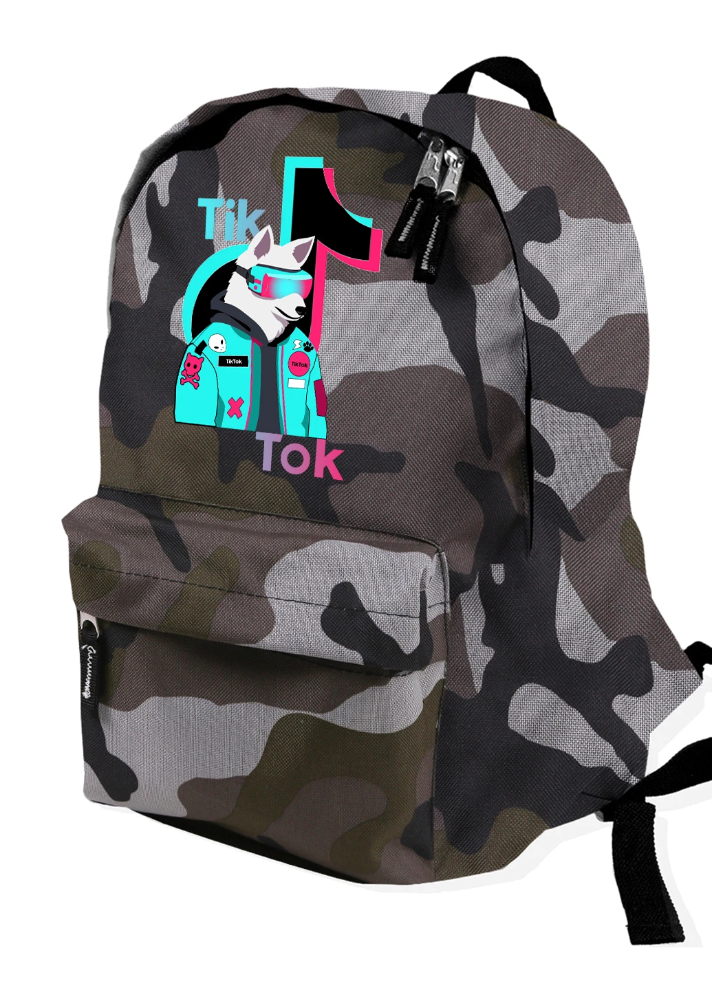 Детский рюкзак Волк Тик Ток (Wolf TikTok) (9263-1645) MobiPrint (217075148)
