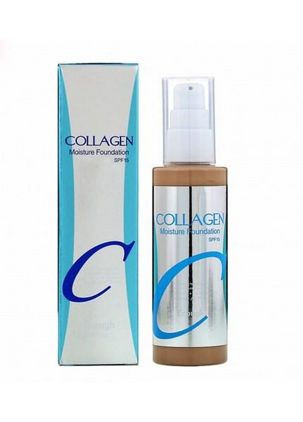 Основа тональная для лица Collagen Moisture Foundation SPF 15 увлажняющая № 23 100 мл ENOUGH (255375609)