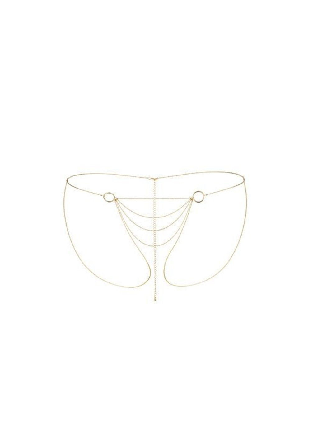 Цепочка-трусики Magnifique Bikini Chain – Gold, украшение для тела Bijoux Indiscrets (255247673)