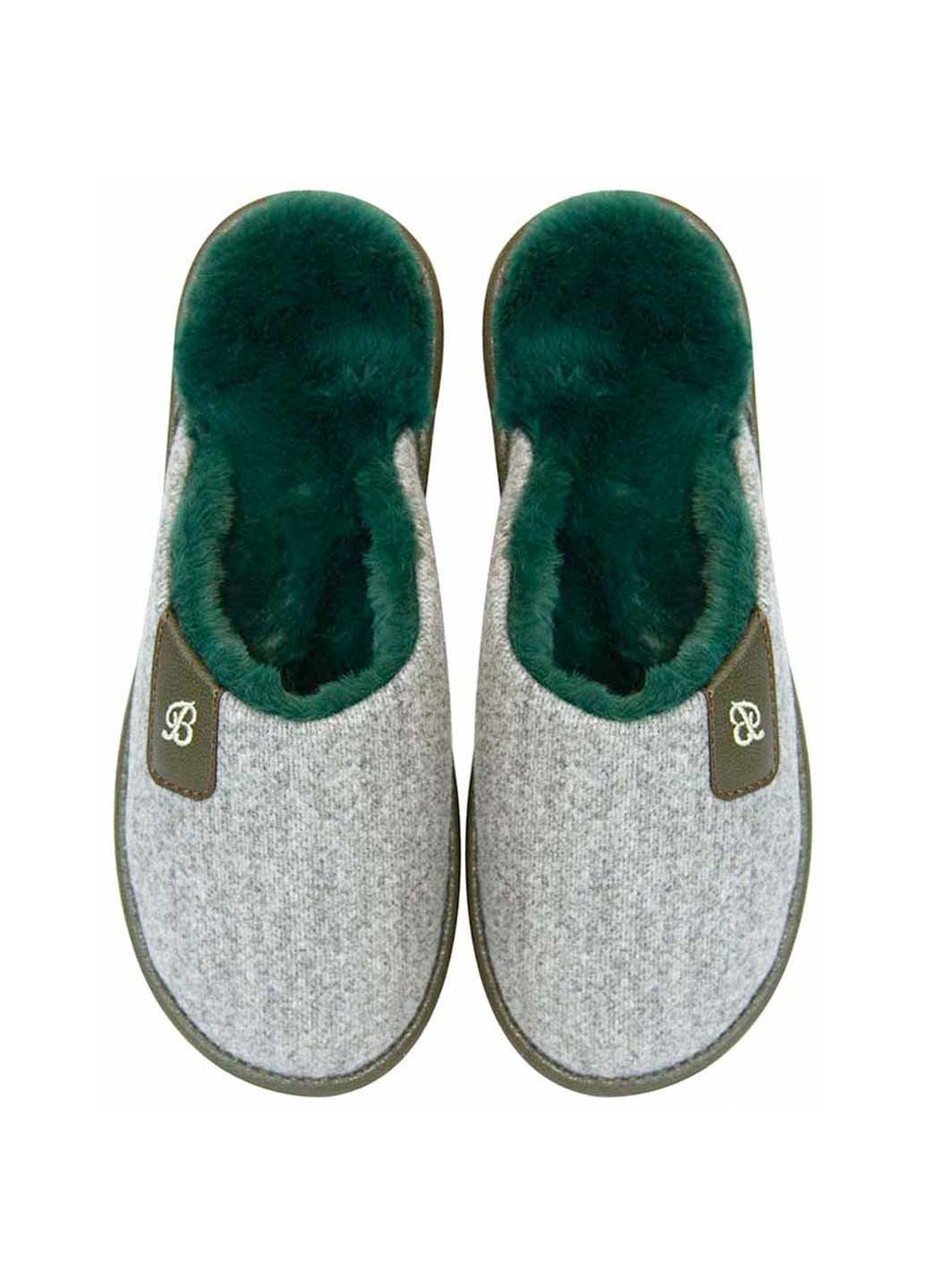 Серые тапочки Белста
