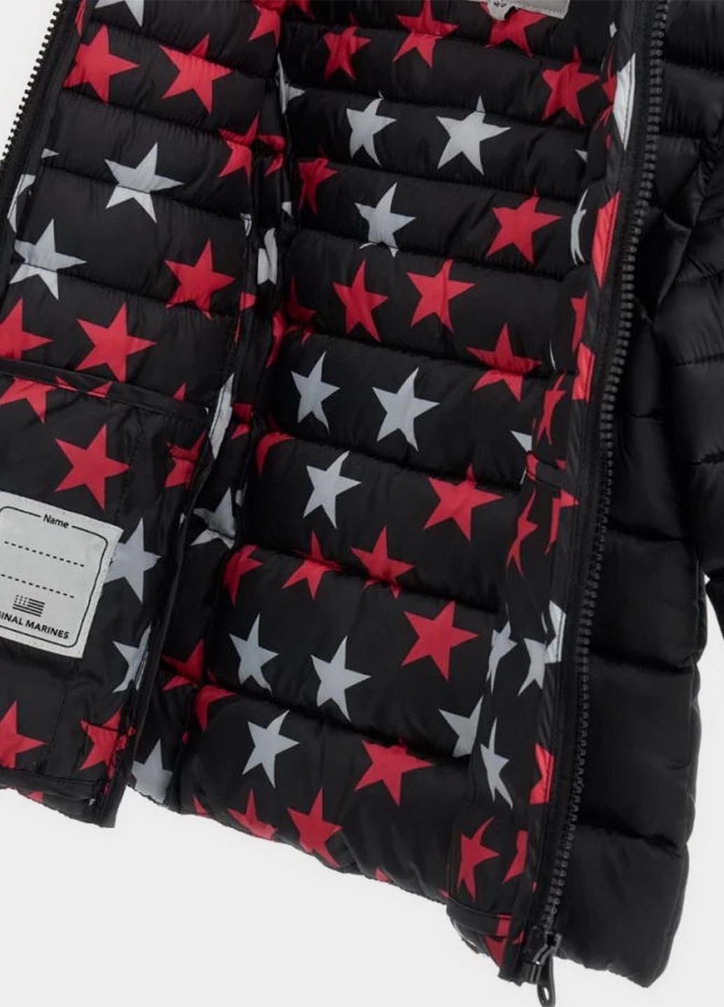 Чорна демісезонна куртка Original Marines