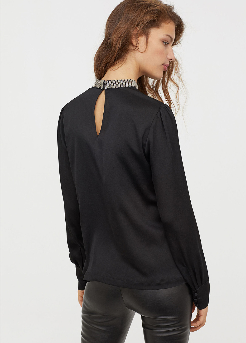 Чёрная блуза H&M