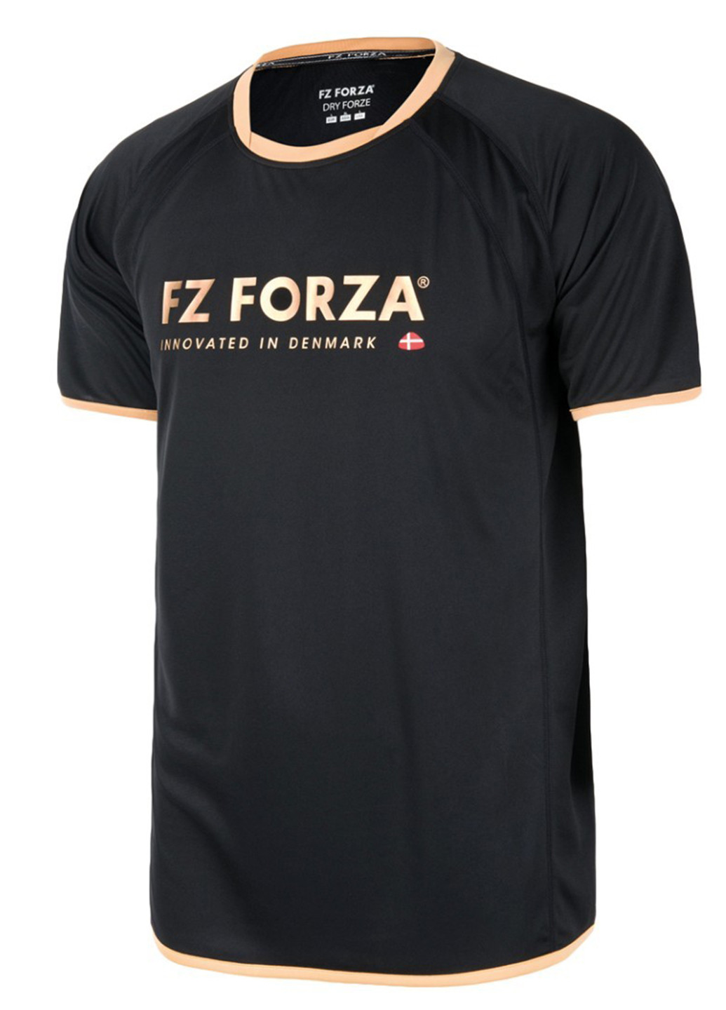 Черная футболка с коротким рукавом FZ Forza