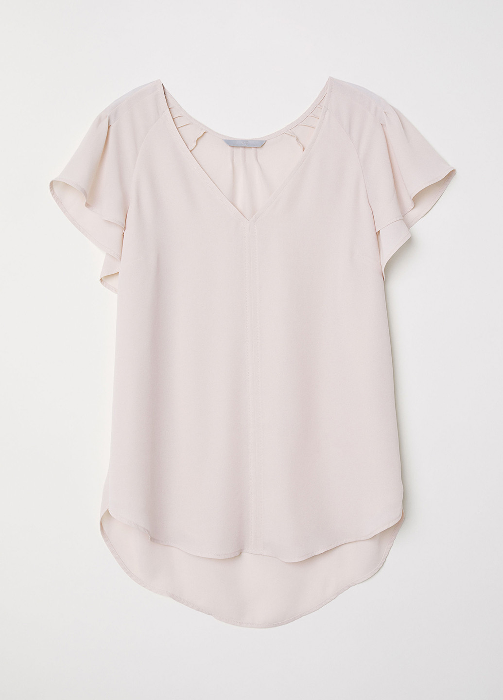Бледно-розовая блуза H&M