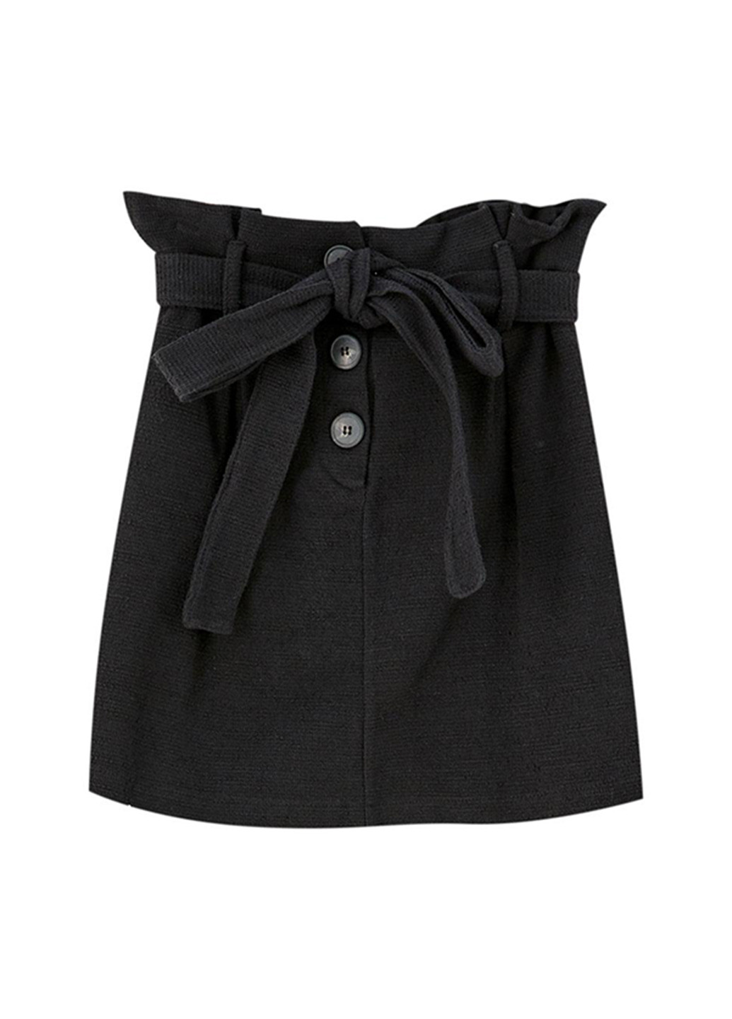 Черная кэжуал однотонная юбка Pull & Bear