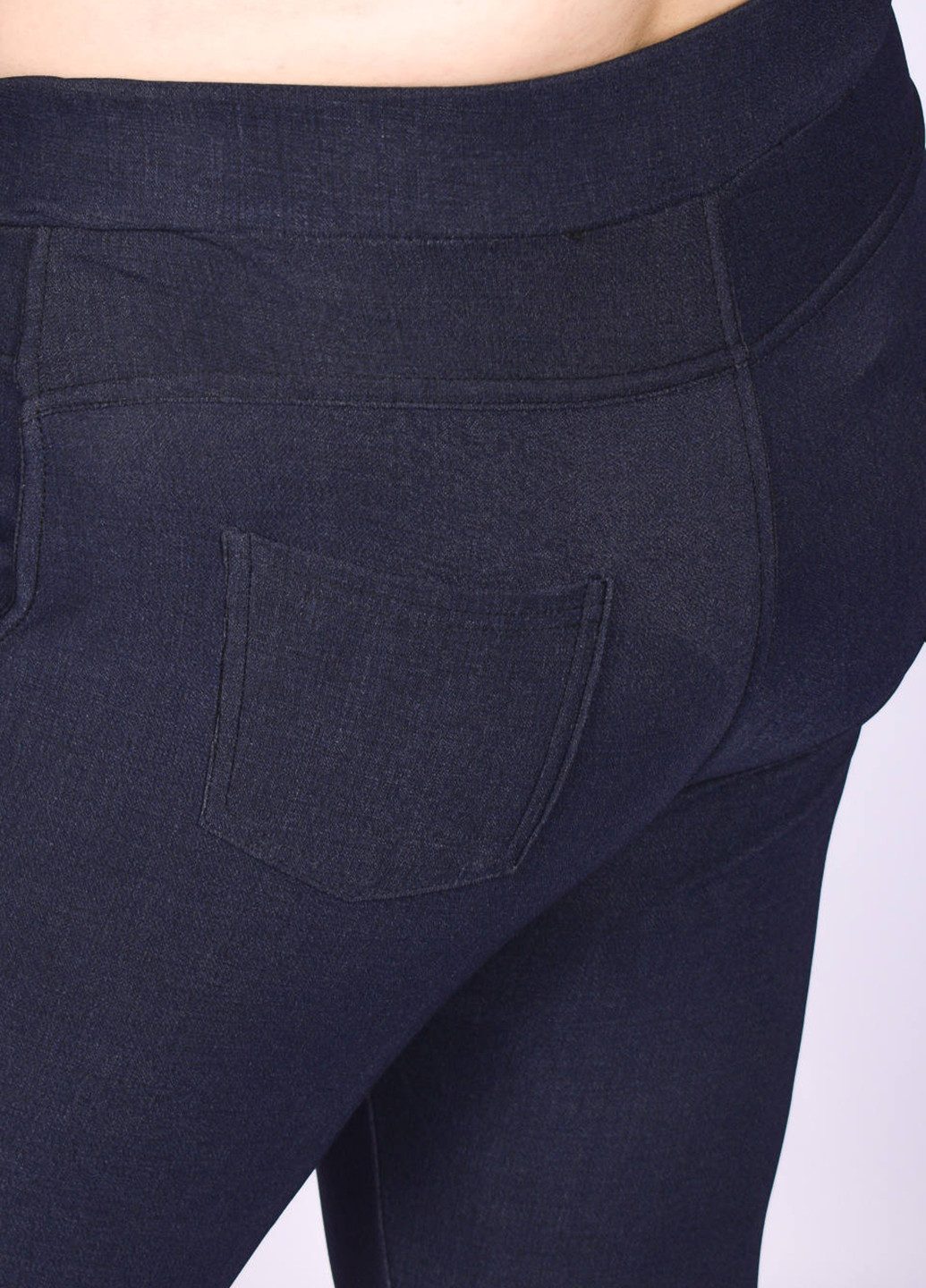 Серо-синие кэжуал летние зауженные брюки Nailali
