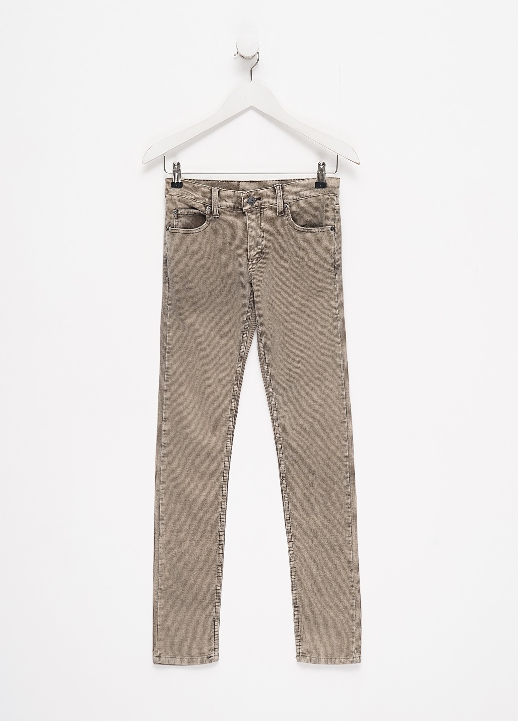 Серо-бежевые кэжуал демисезонные зауженные брюки Cheap Monday