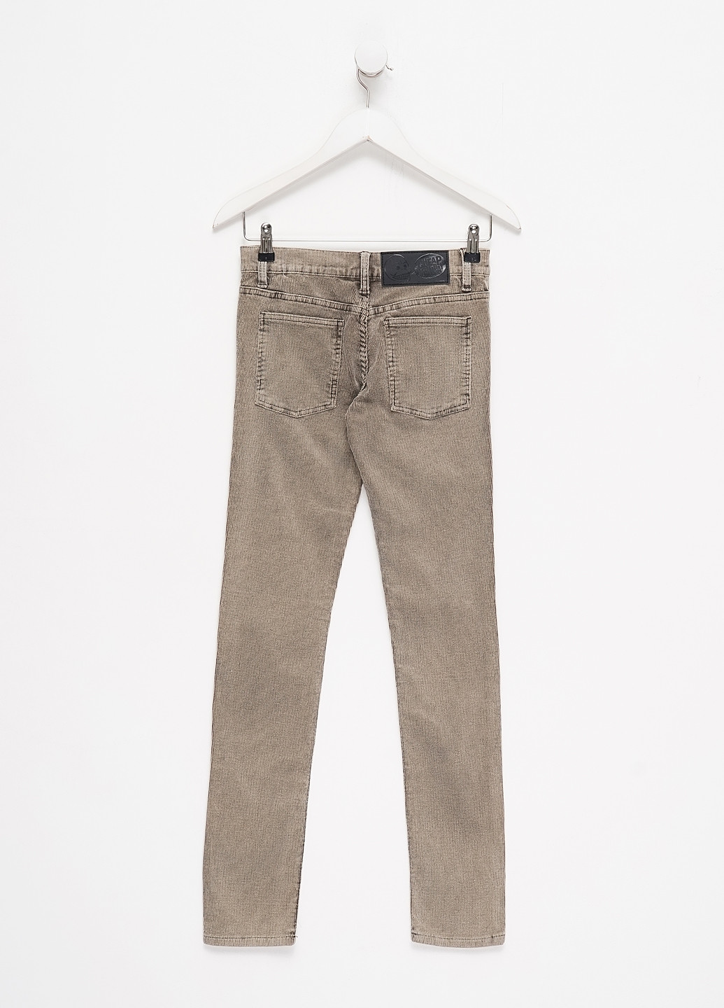 Серо-бежевые кэжуал демисезонные зауженные брюки Cheap Monday