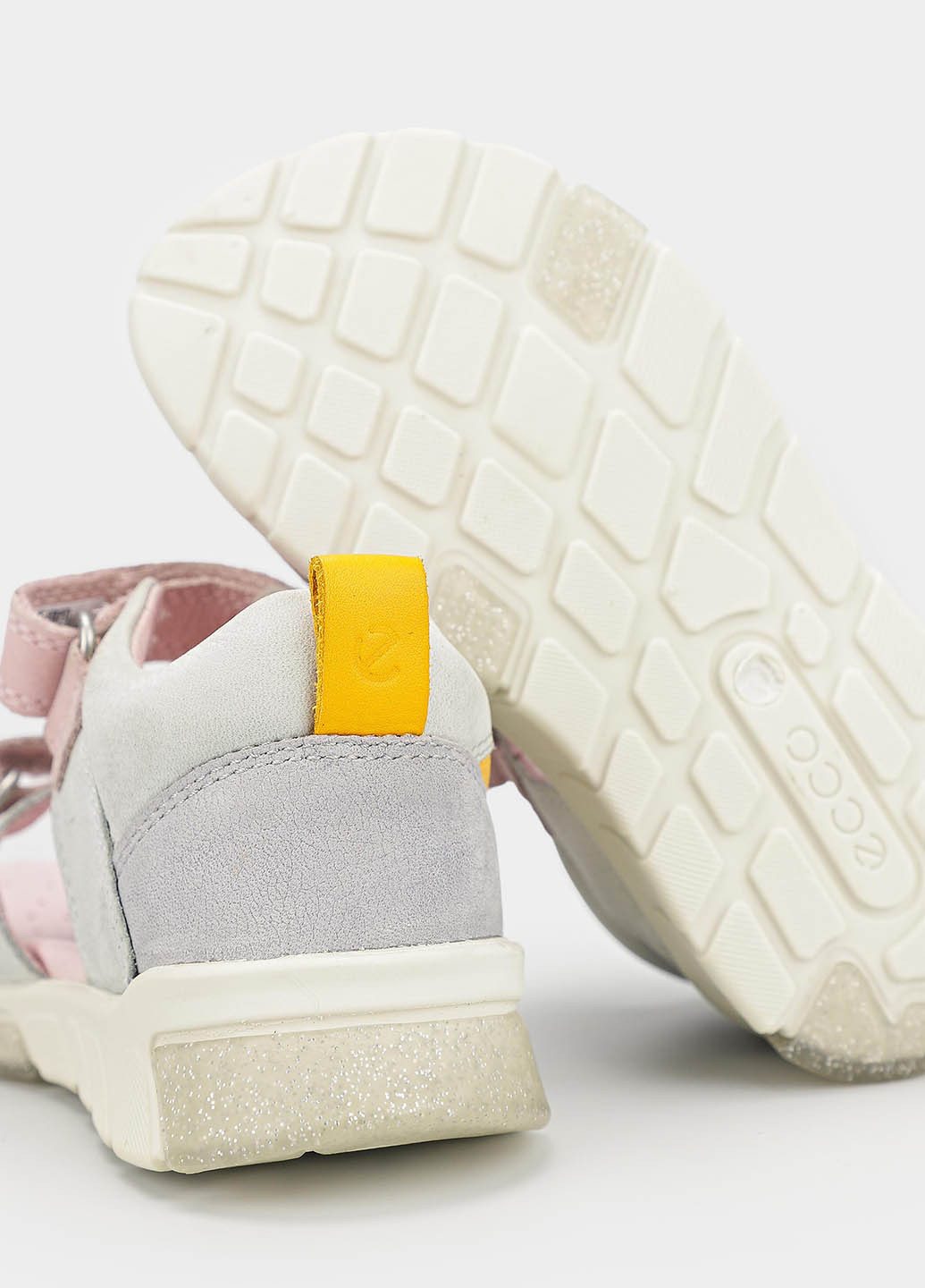 Цветные кэжуал сандалии Ecco на липучке