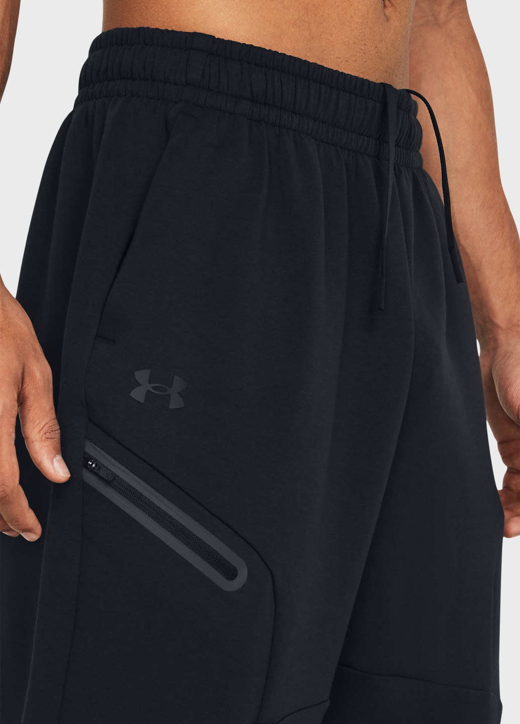 Индиго спортивные демисезонные укороченные, зауженные брюки Under Armour