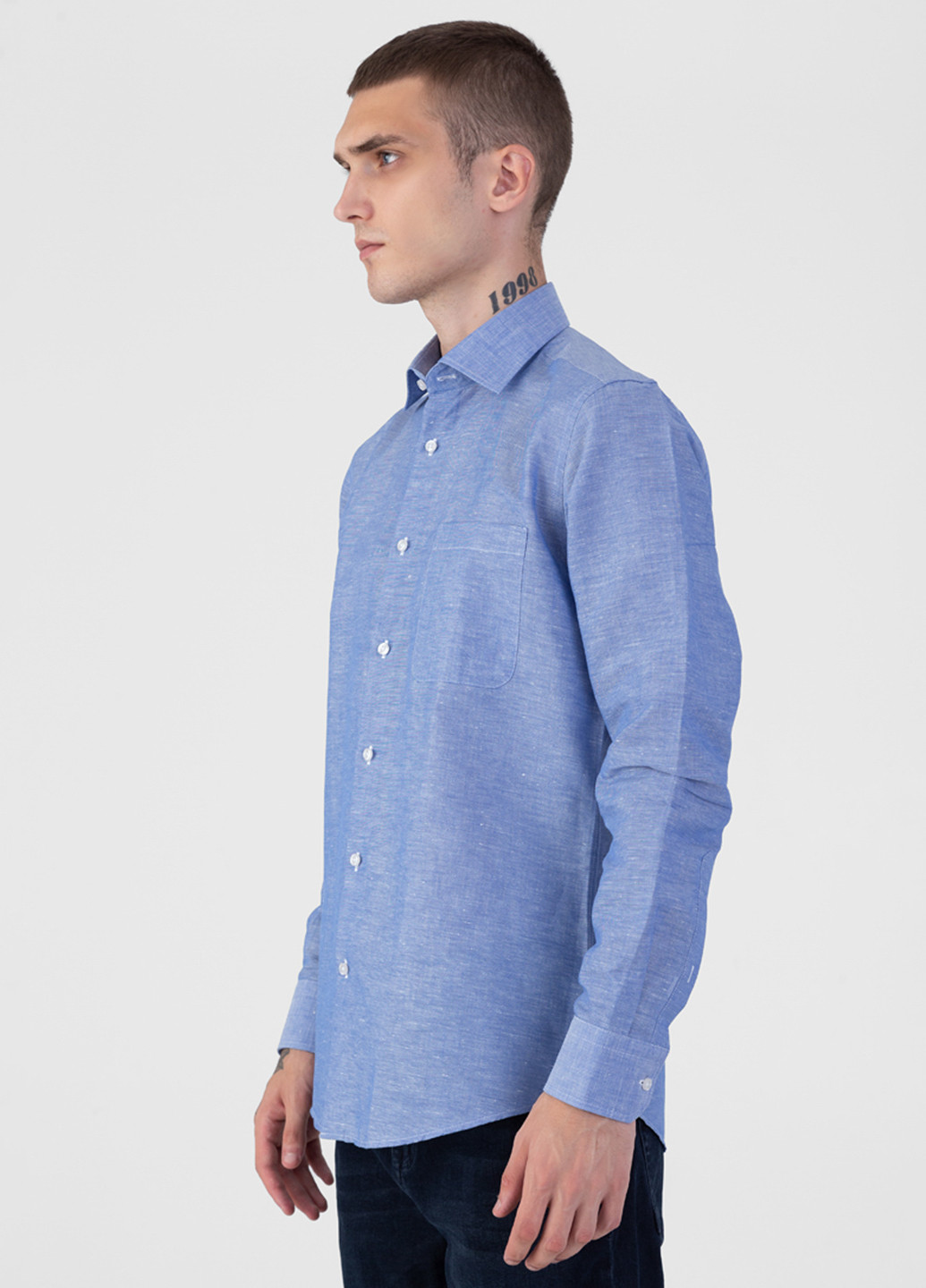 Синяя рубашка Arber