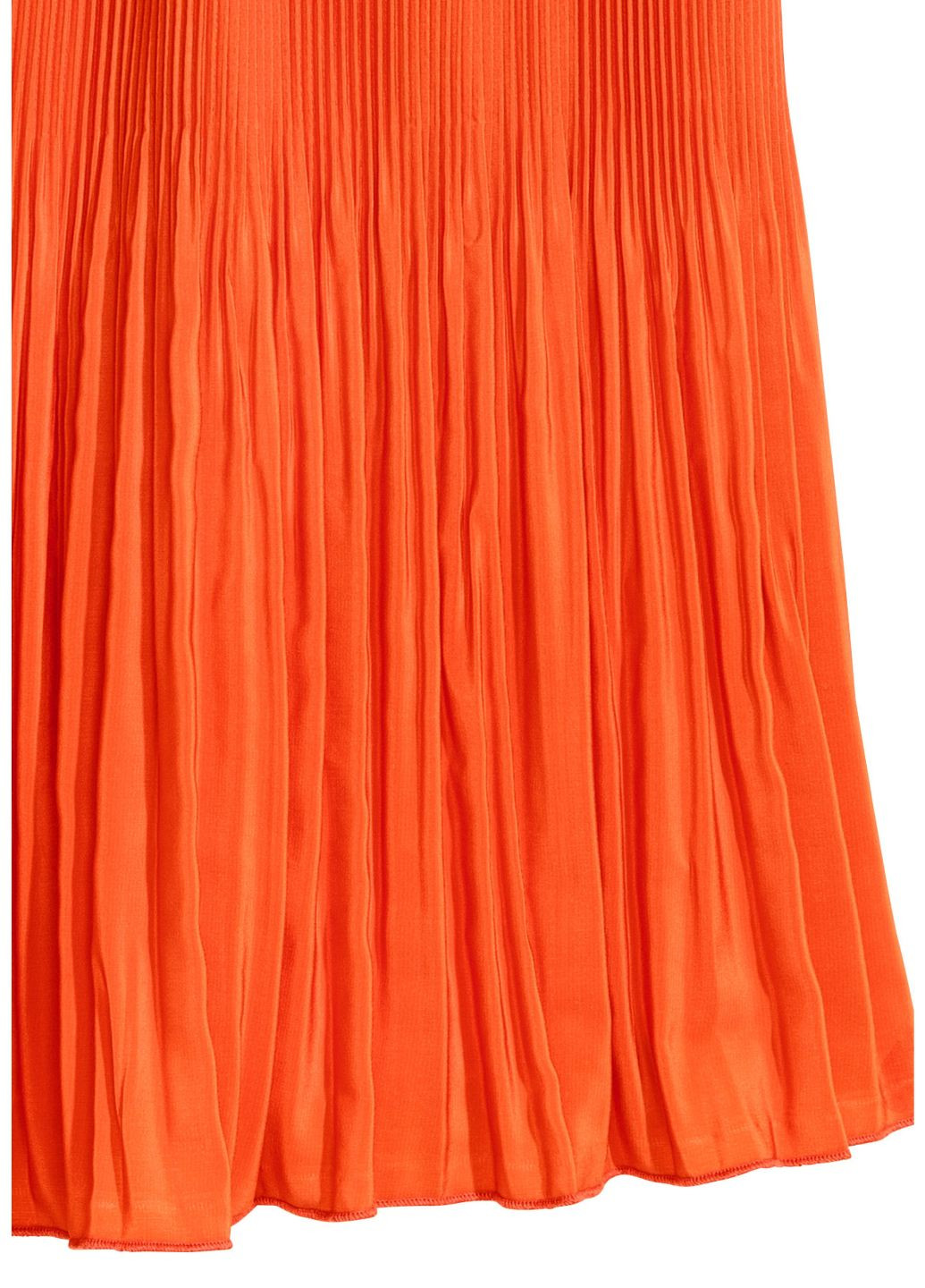 Спідниця H&M плісе однотонна помаранчева кежуал