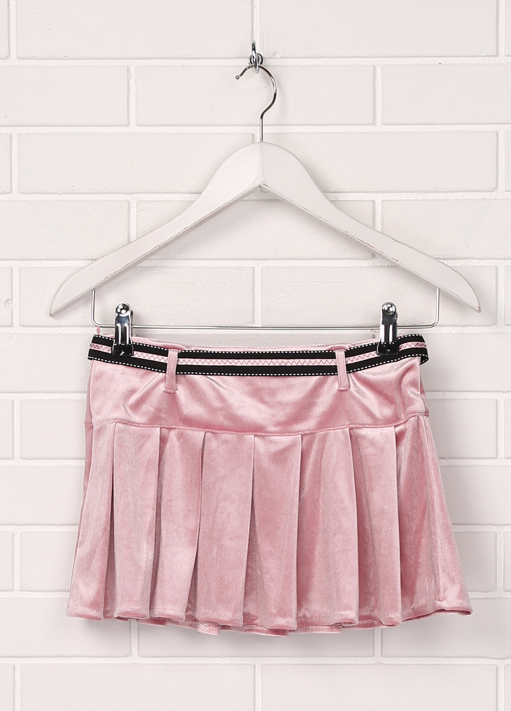 Розовая кэжуал однотонная юбка Parrot мини