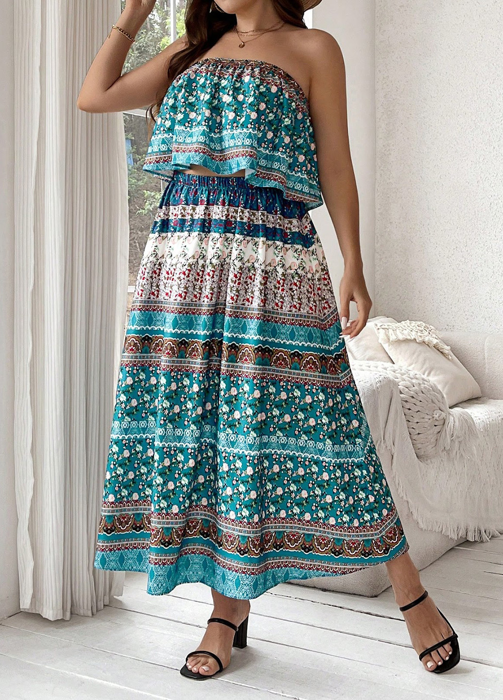 Костюм (топ, спідниця) SHEIN (322852385)